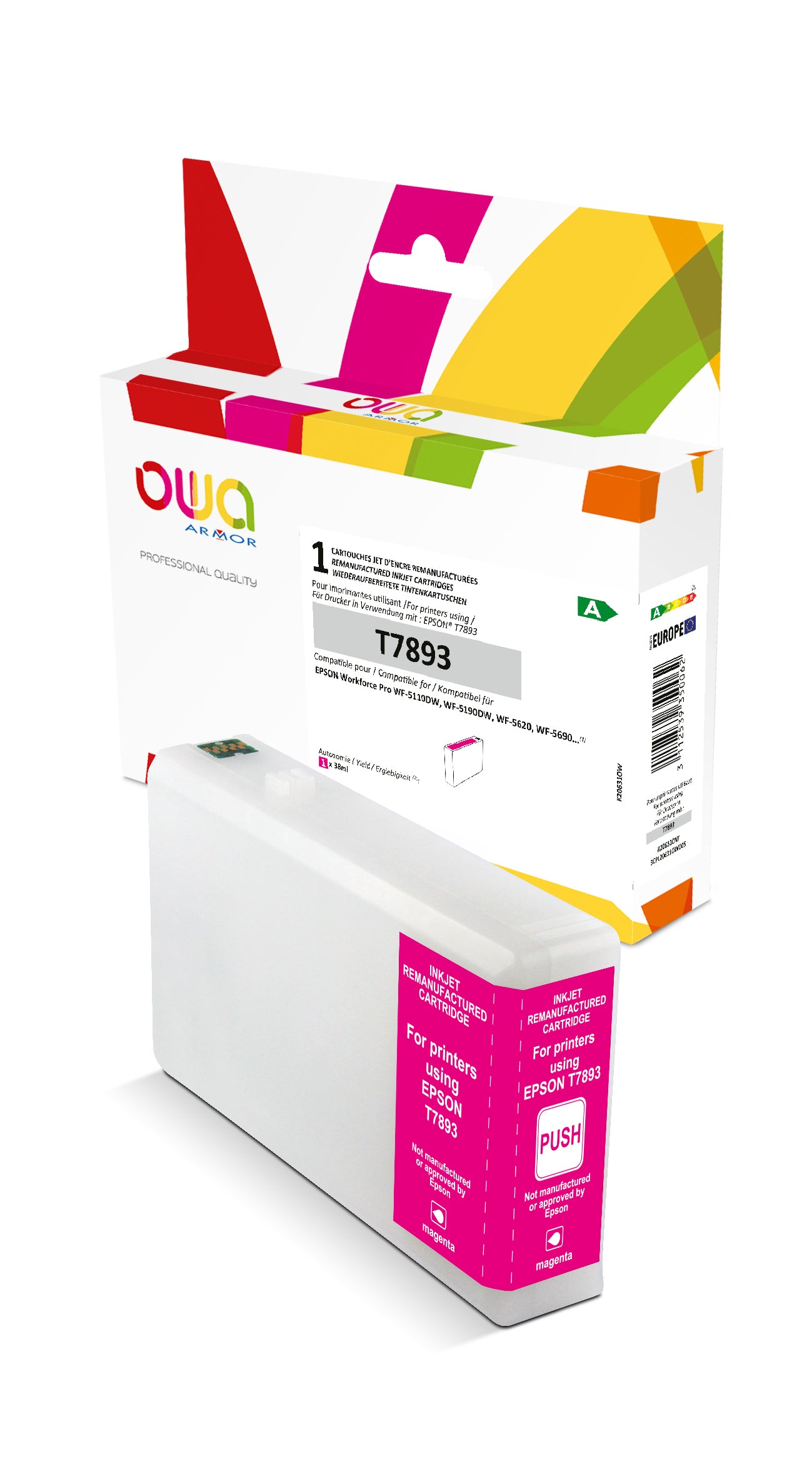 Epson Epson T789 - Remanufactured Ink Cartridge Owa - High Capacity - Magenta