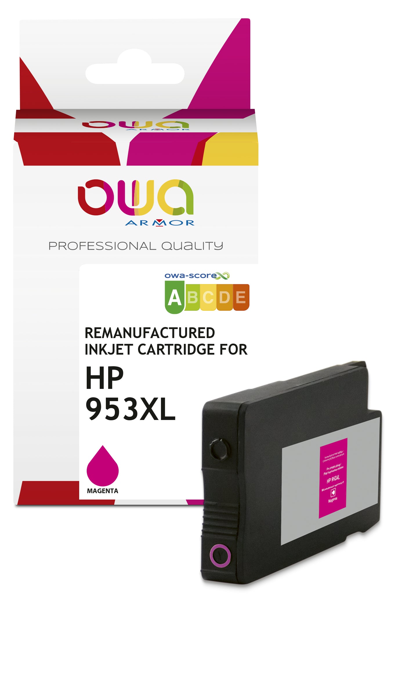 Hp Hp 953Xl - Remanufactured Ink Cartridge Owa - High Capacity - Magenta