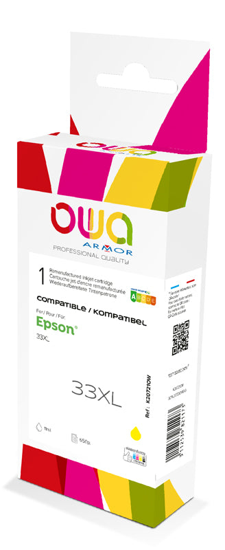 Epson Epson 33Xl - Remanufactured Ink Cartridge Owa - High Capacity - Yellow