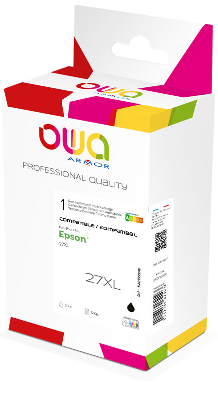 Epson Epson 27Xl - Remanufactured Ink Cartridge Owa - High Capacity - Black