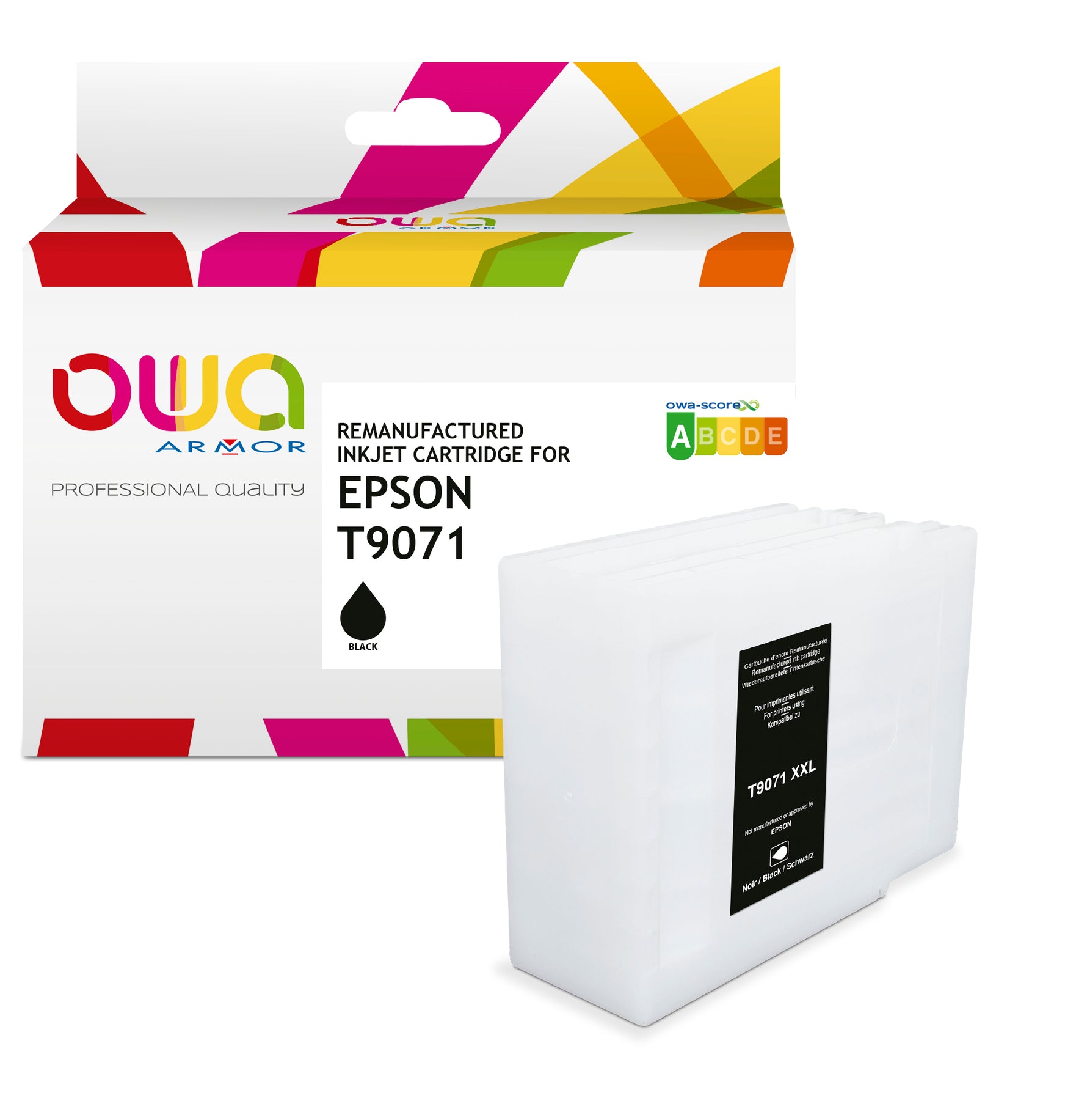 Epson Epson T9071 - Remanufactured Ink Cartridge Owa - High Capacity - Black