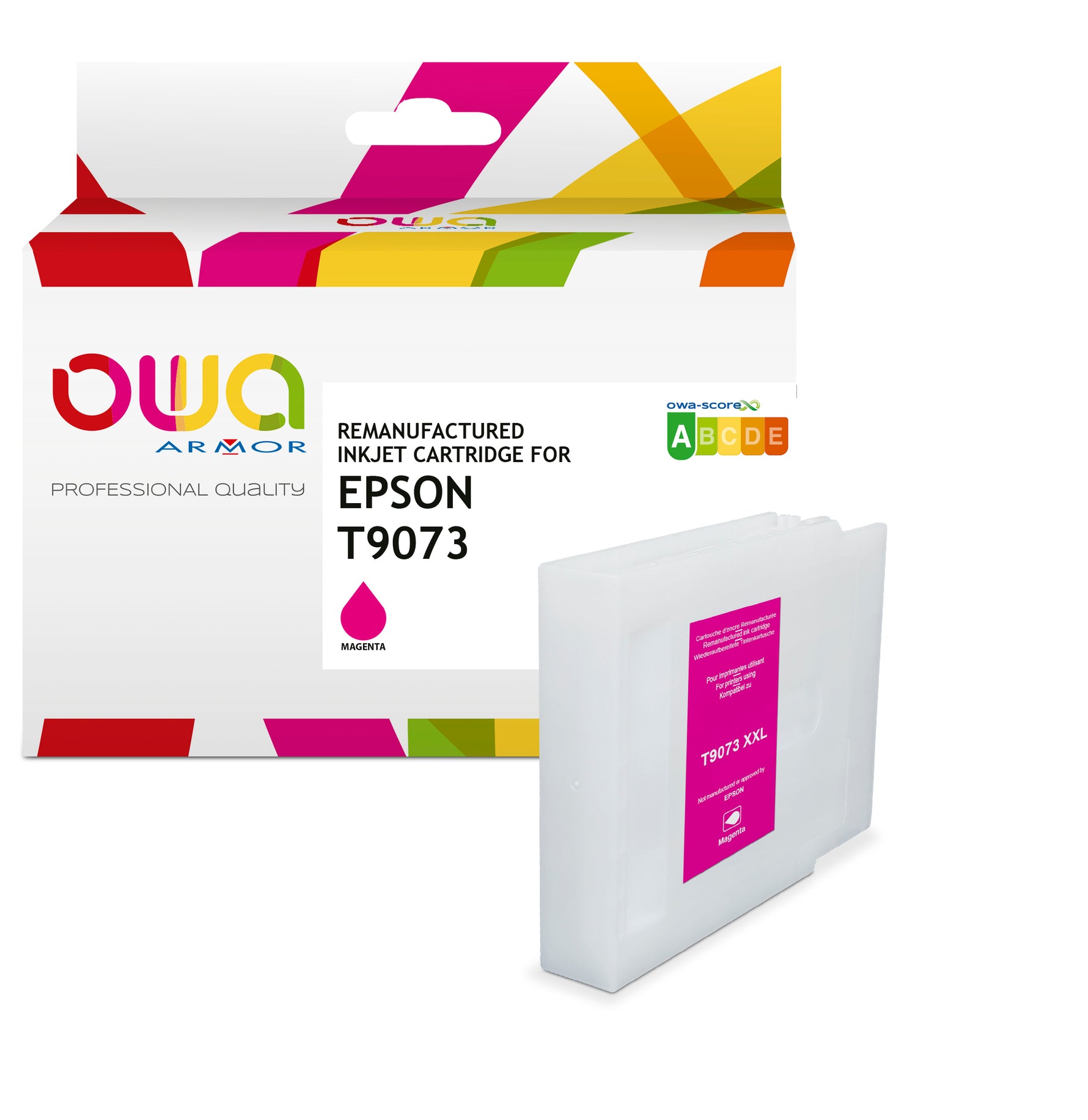 Epson Epson T9073 - Remanufactured Ink Cartridge Owa - High Capacity - Magenta