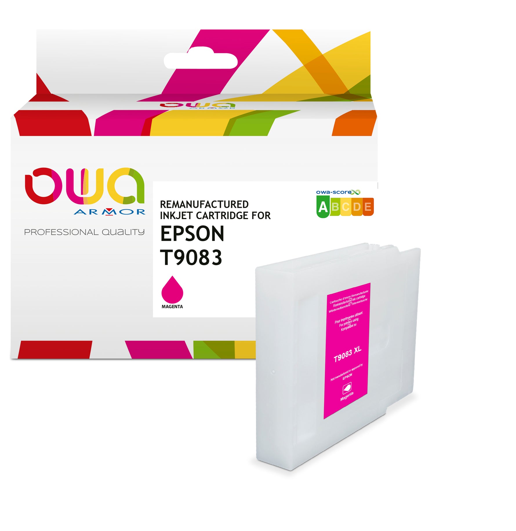 Epson Epson T9083 - Remanufactured Ink Cartridge Owa - High Capacity - Magenta