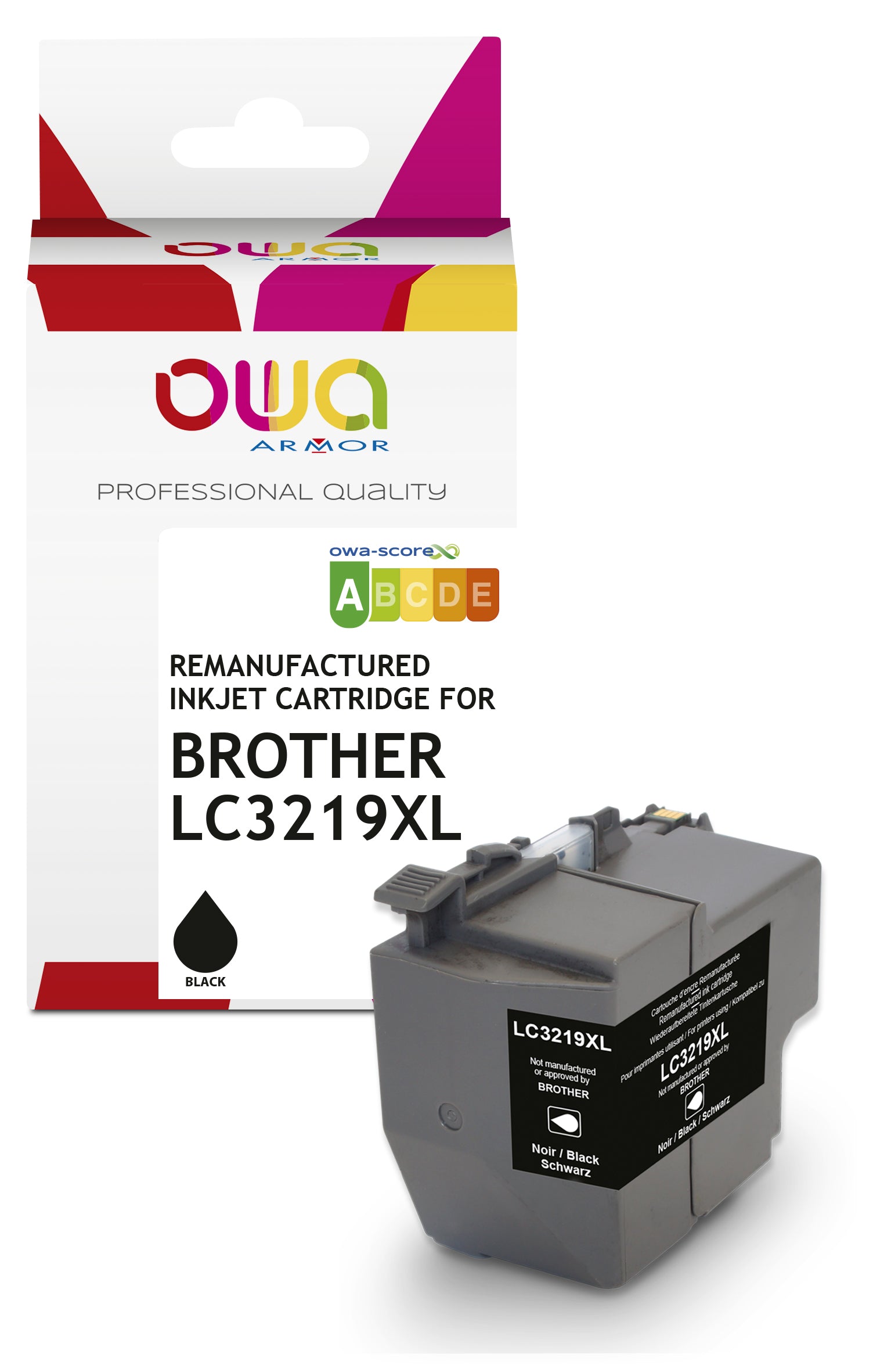 Brother Brother Lc-3219Xl - Remanufactured Ink Cartridge Owa - High Capacity - Black