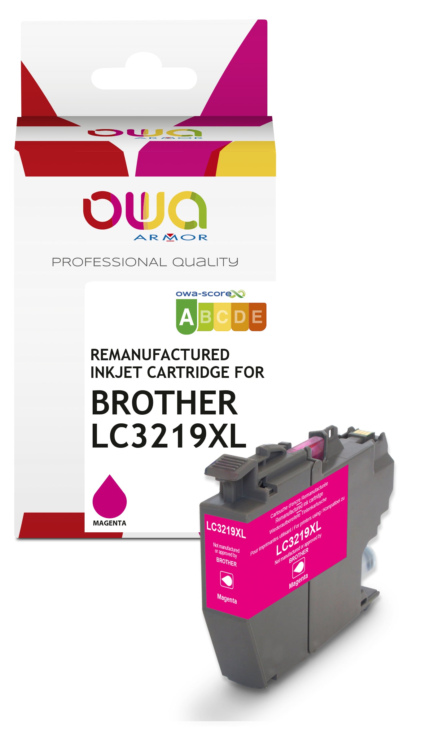 Brother Brother Lc-3219Xl - Remanufactured Ink Cartridge Owa - High Capacity - Magenta