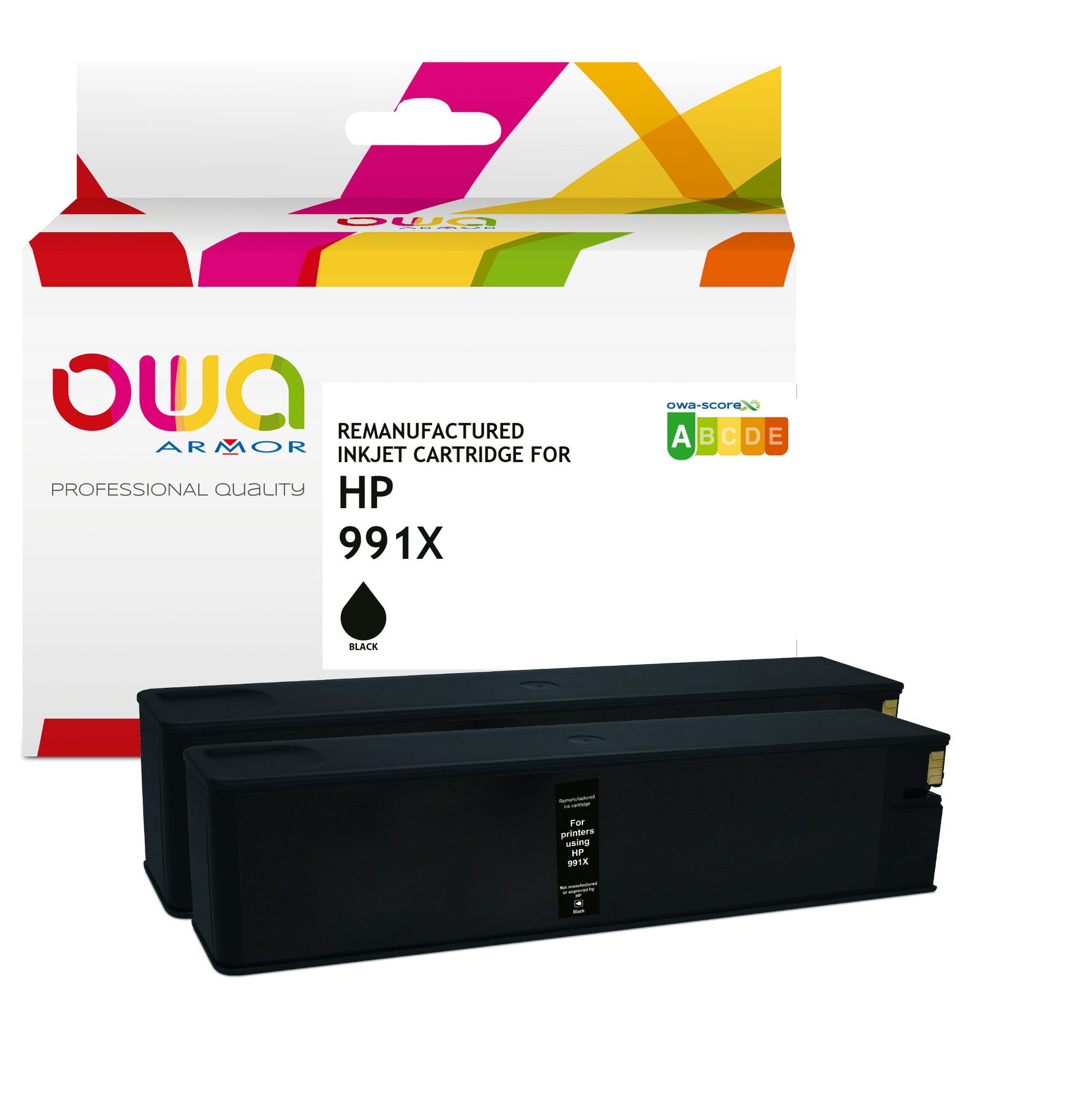 Hp Hp 991X - Remanufactured Ink Cartridge Owa - Black