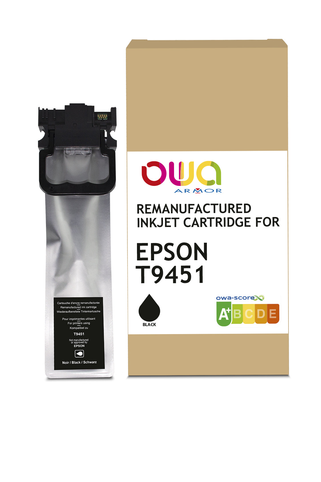 Epson Epson T9451 - Remanufactured Ink Cartridge Owa - Black