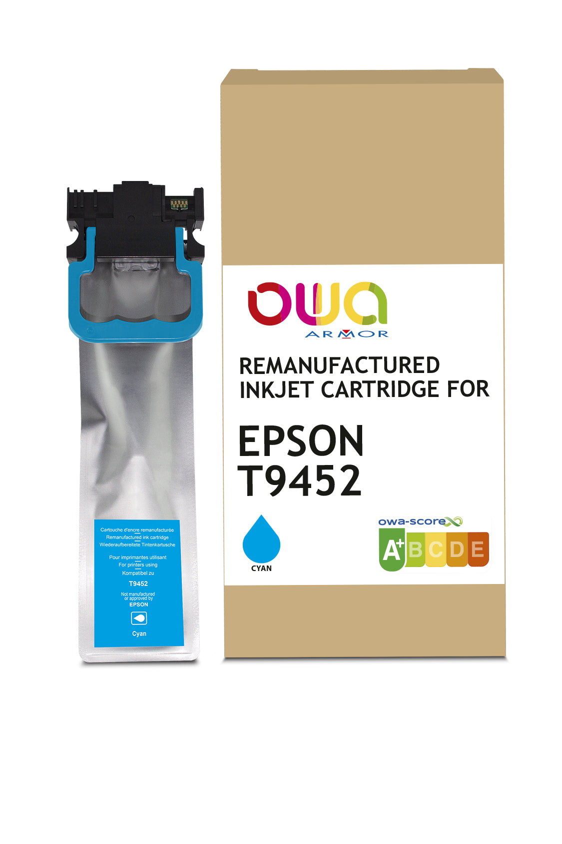 Epson Epson T9452 - Remanufactured Ink Cartridge Owa - Cyan