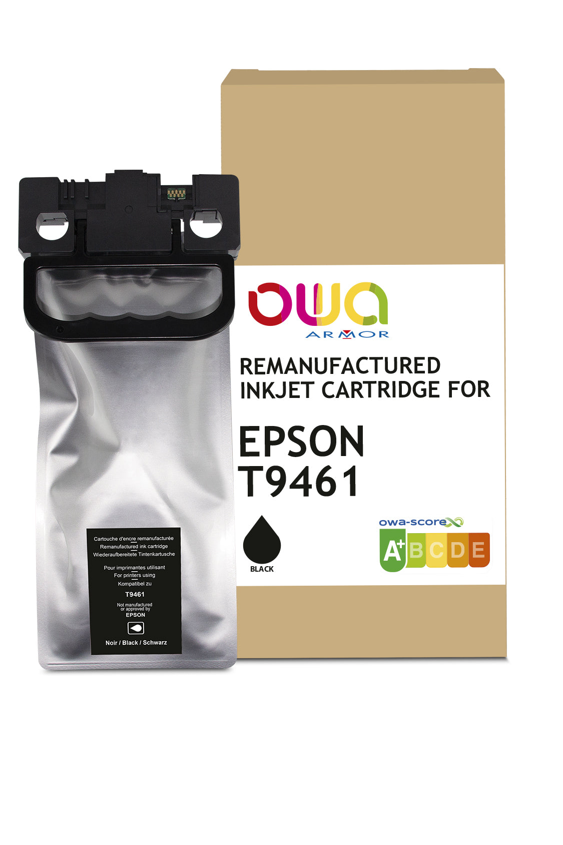 Epson Epson T9461 - Remanufactured Ink Cartridge Owa - Black