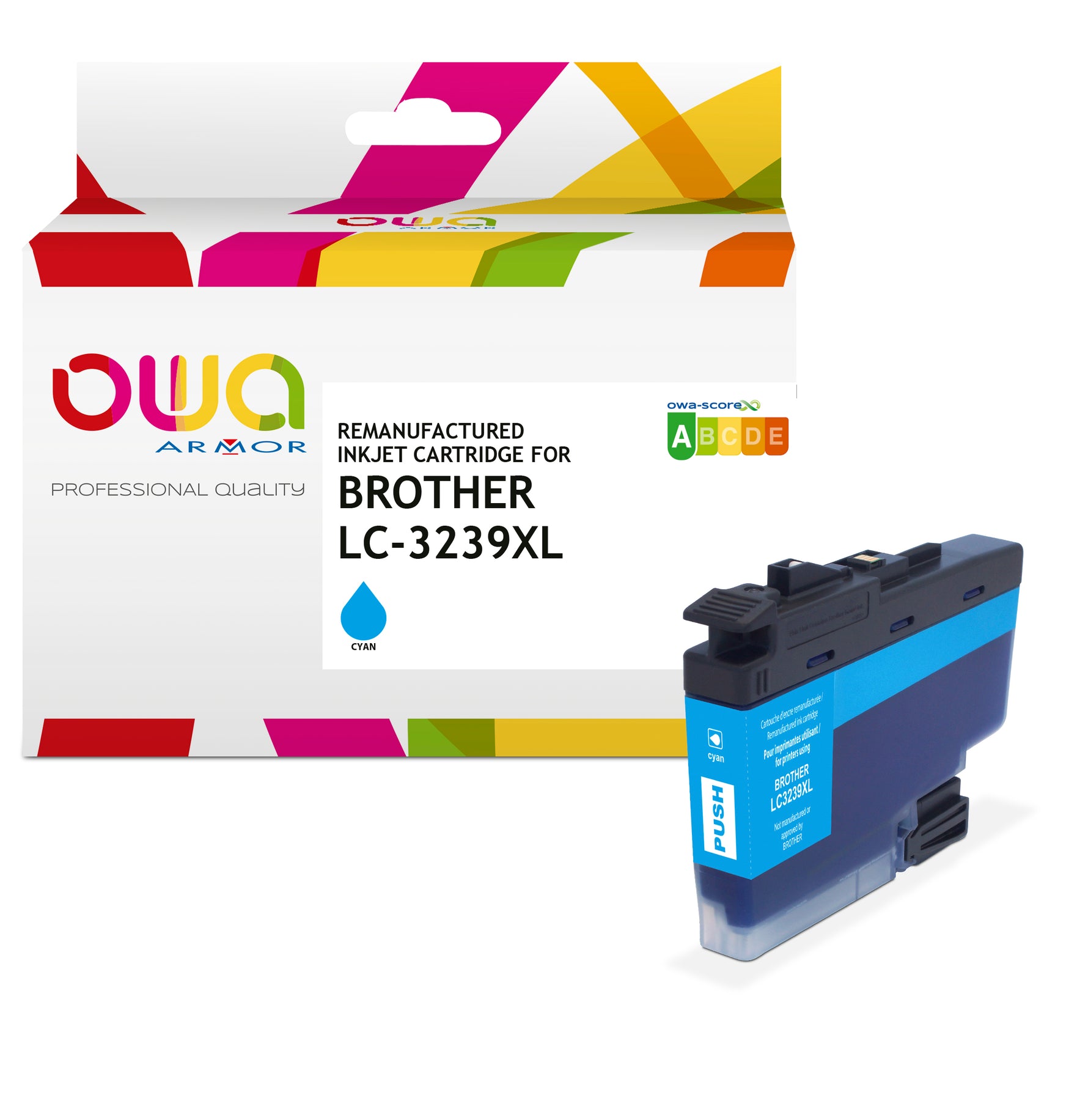 Brother Brother Lc3239xl - Remanufactured Ink Cartridge Owa - High Capacity - Cyan
