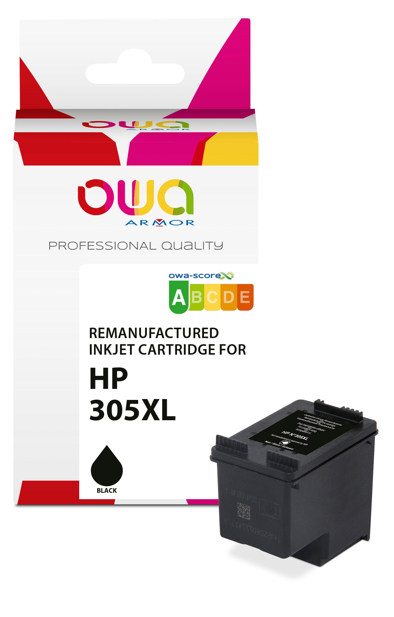 Hp Hp 3Ym62ae - Remanufactured Ink Cartridge Owa - High Capacity - Black