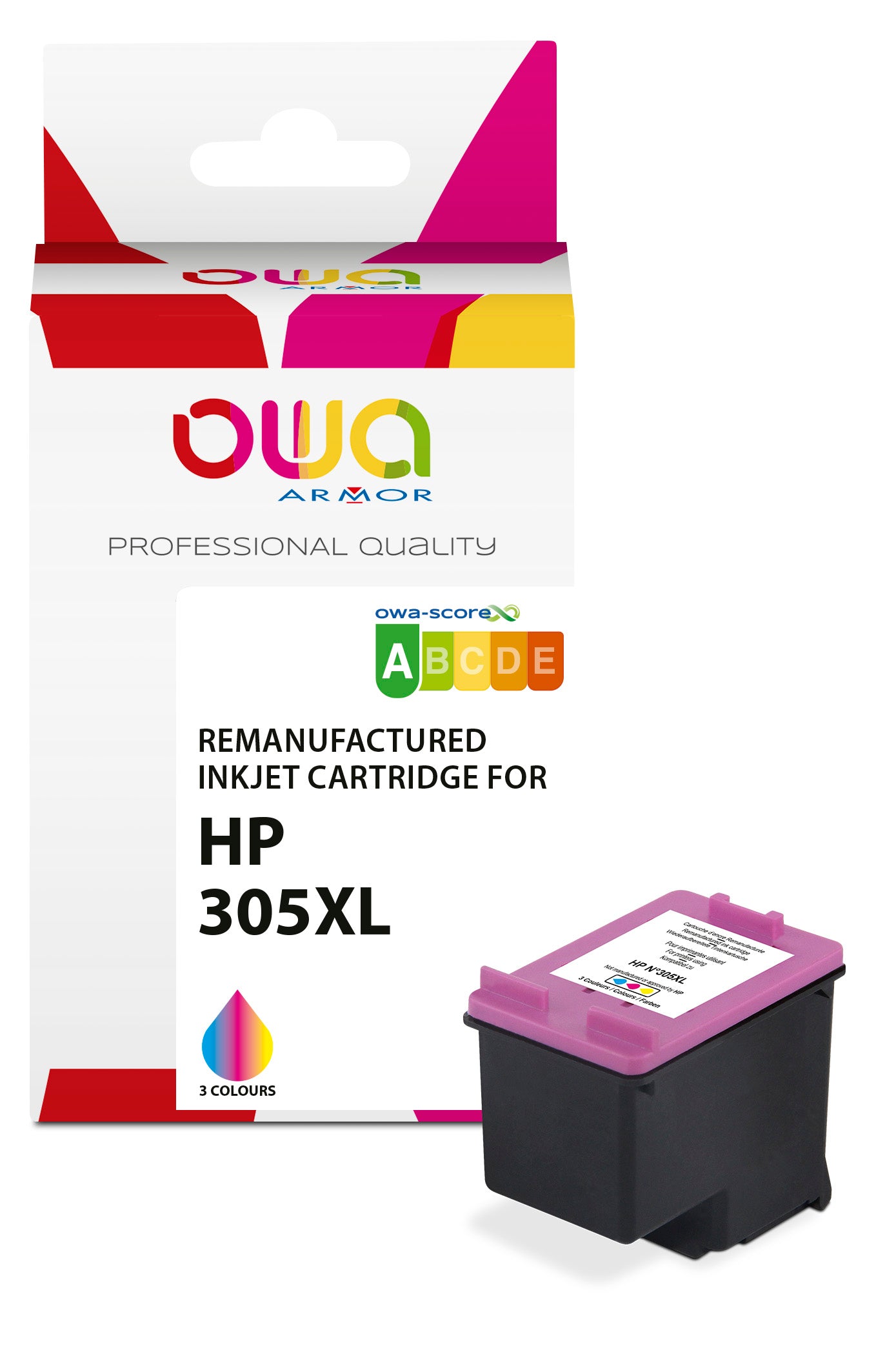 Hp Hp 3Ym63ae - Remanufactured Ink Cartridge Owa - High Capacity - 3 Colours