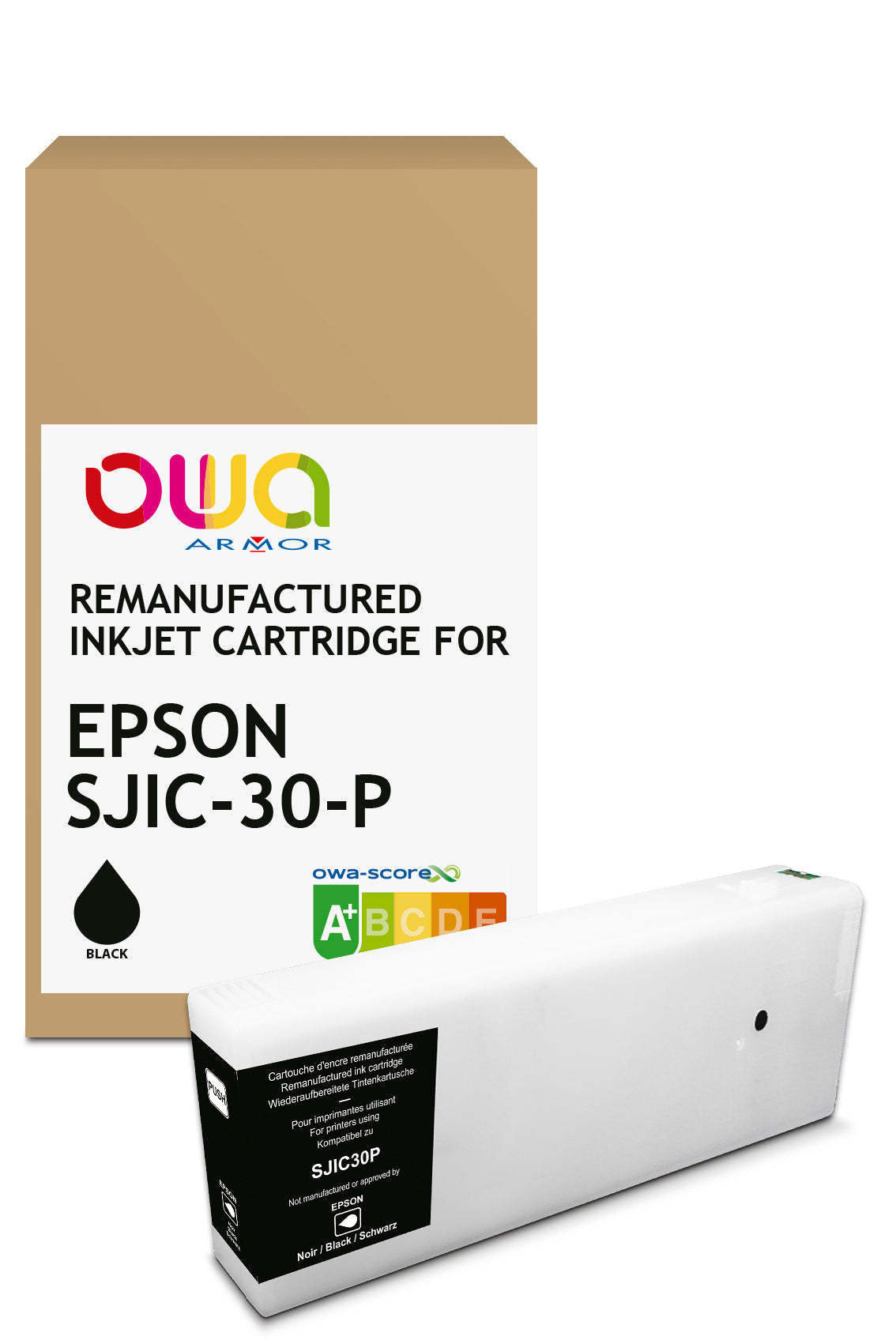 Epson Epson C 33 S0 20639 - Remanufactured Ink Cartridge Owa - Black