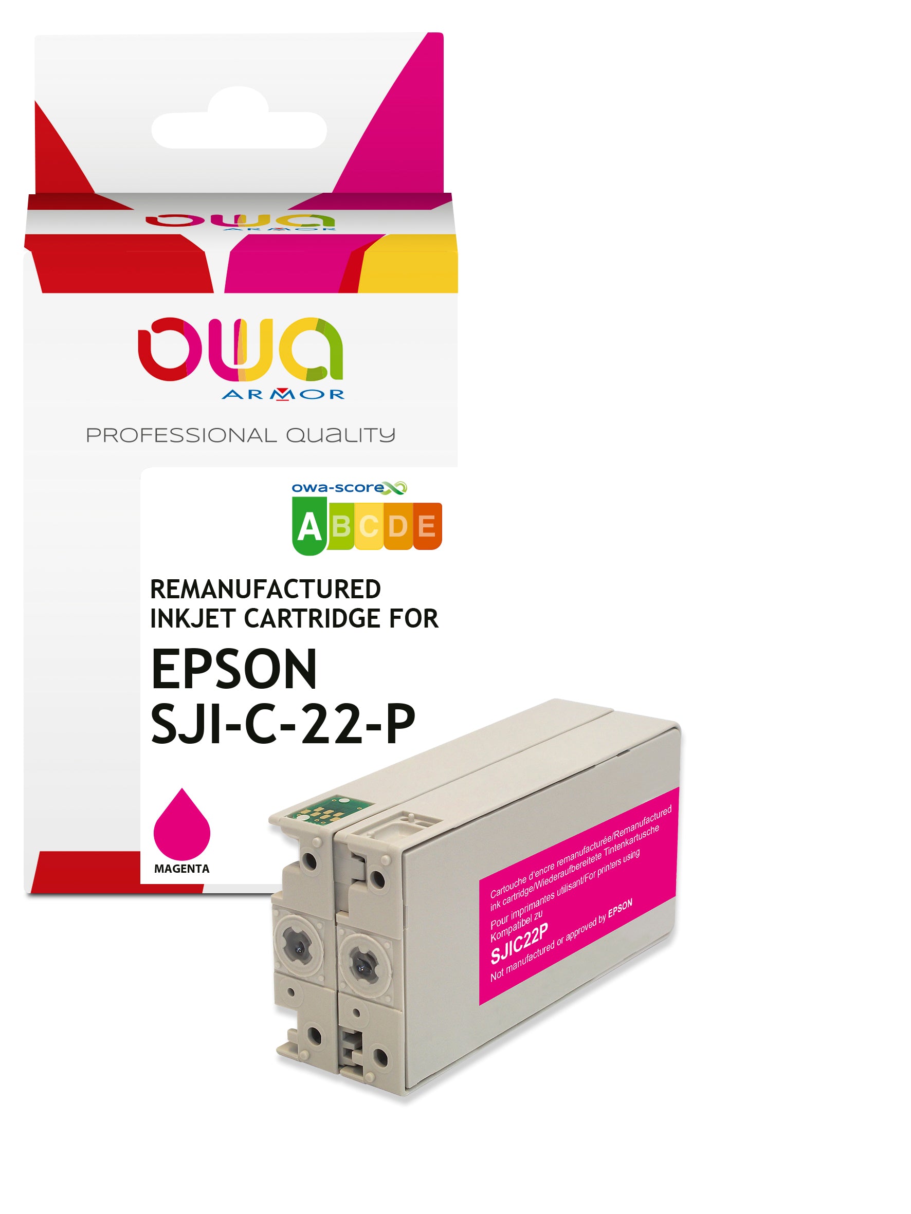 Epson Epson Sji-C-22-P-M - Remanufactured Ink Cartridge Owa - Magenta