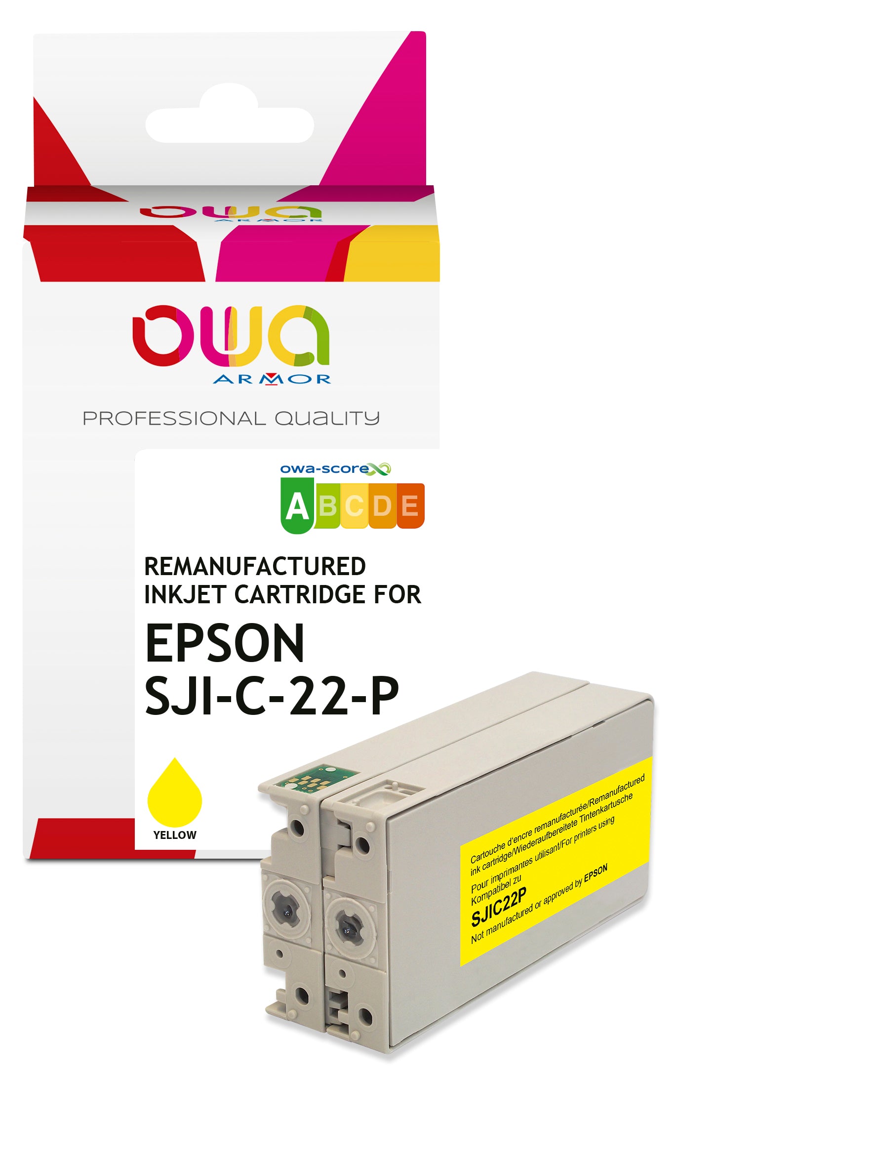 Epson Epson Sji-C-22-P-Y - Remanufactured Ink Cartridge Owa - Yellow