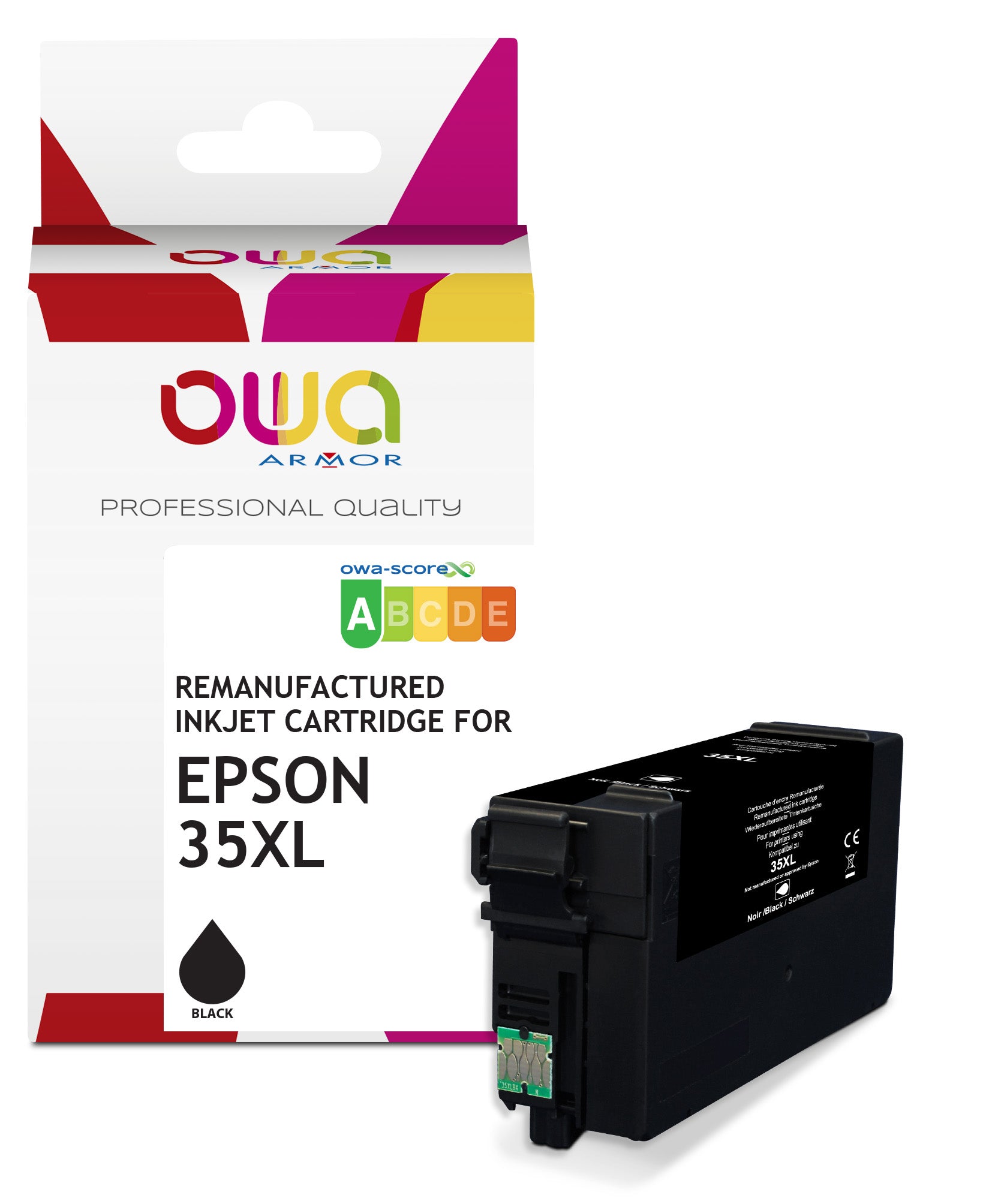 Epson Epson 35_Stdxl - Remanufactured Ink Cartridge Owa - Black