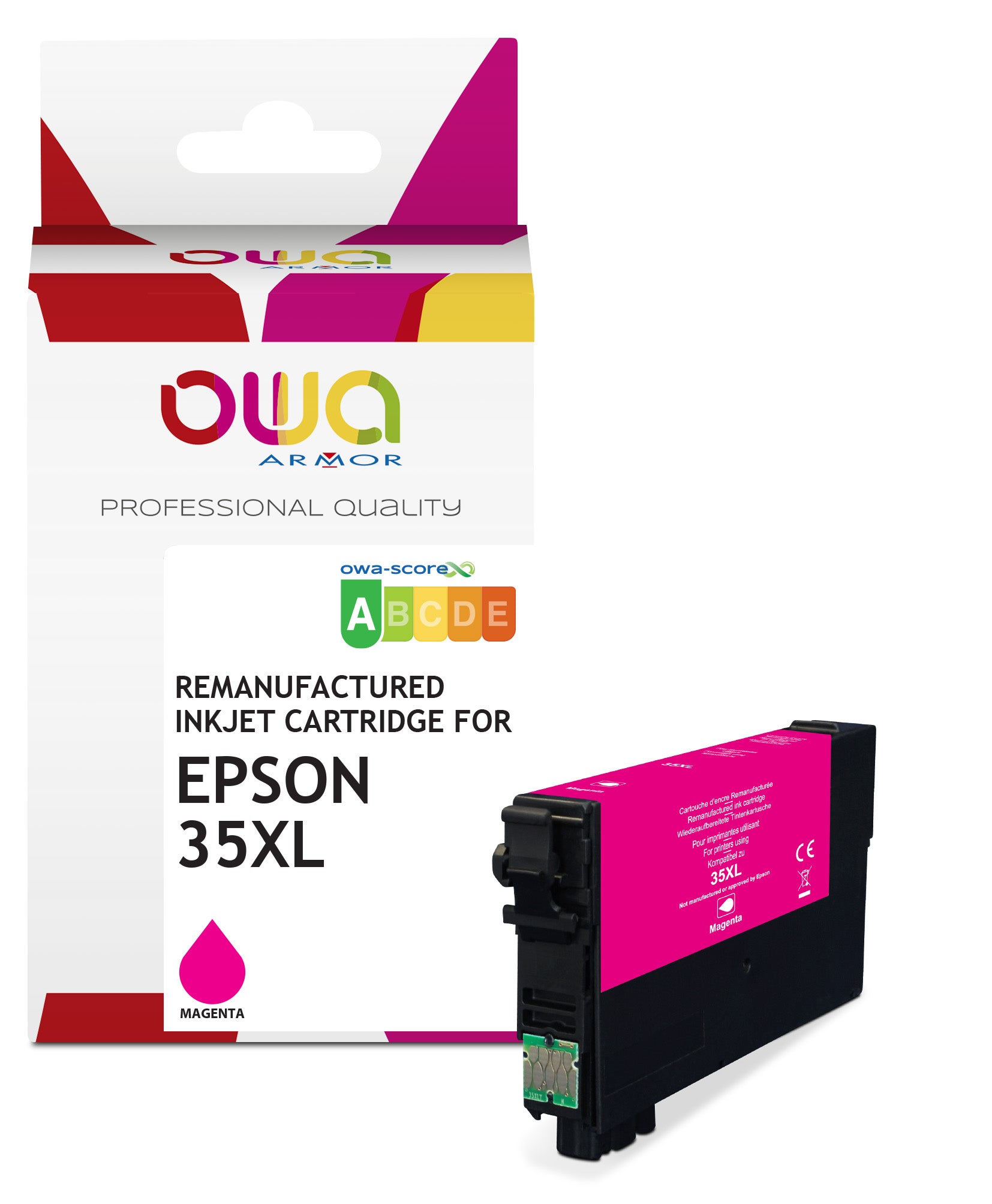 Epson Epson 35_Stdxl - Remanufactured Ink Cartridge Owa - Magenta