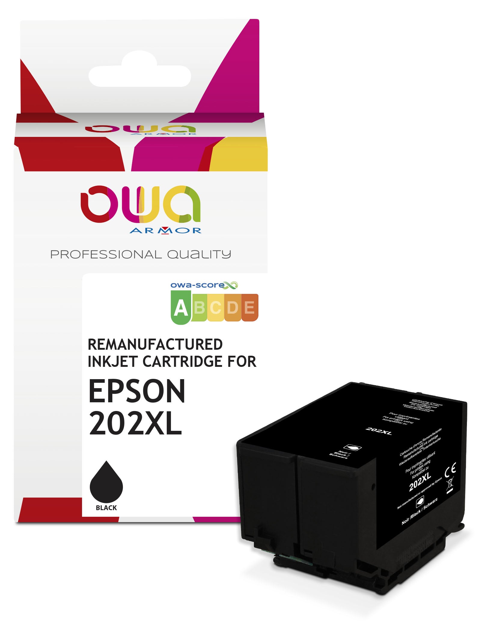 Epson Epson 202_Stdxl - Remanufactured Ink Cartridge Owa - Black