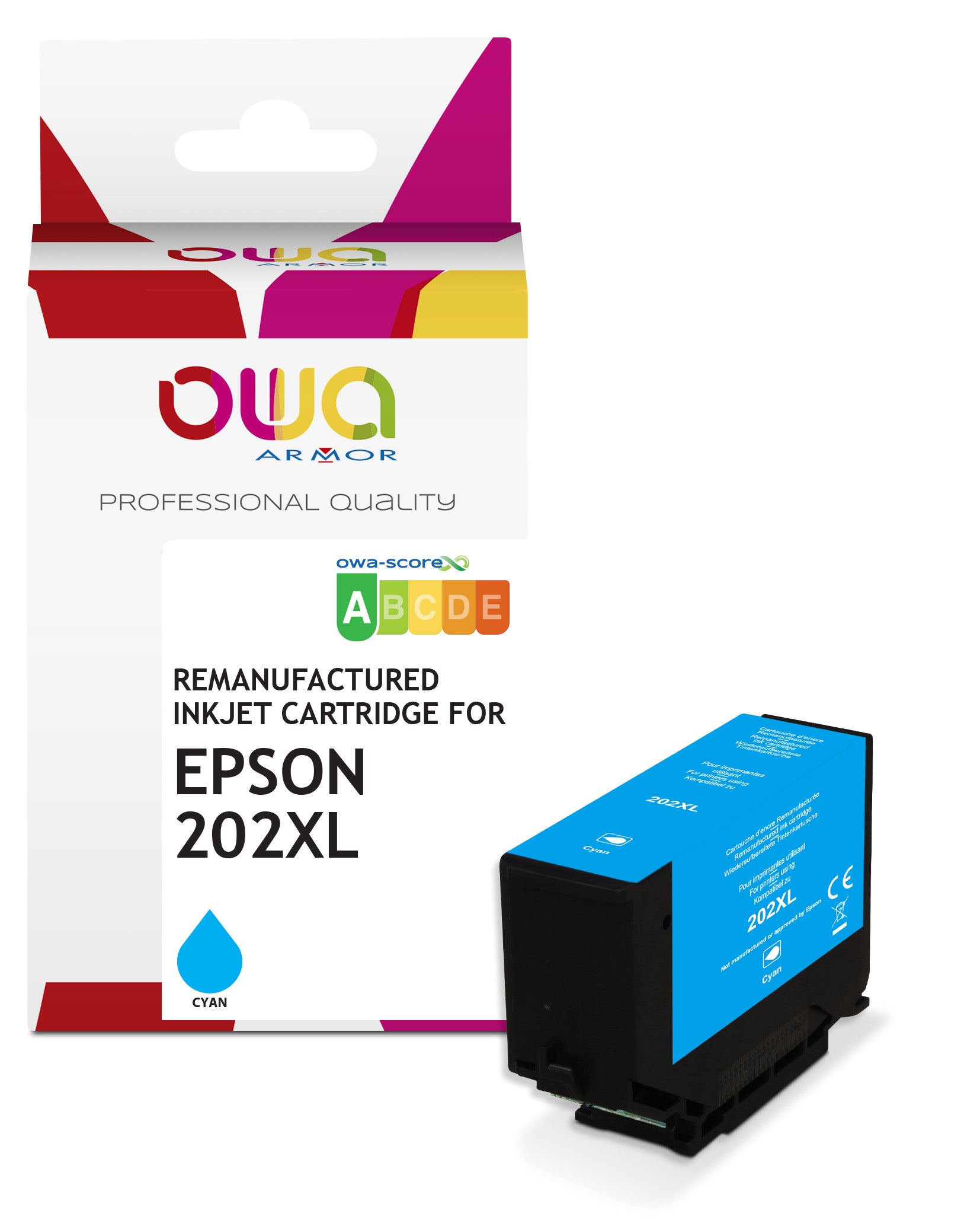 Epson Epson 202_Stdxl - Remanufactured Ink Cartridge Owa - Cyan