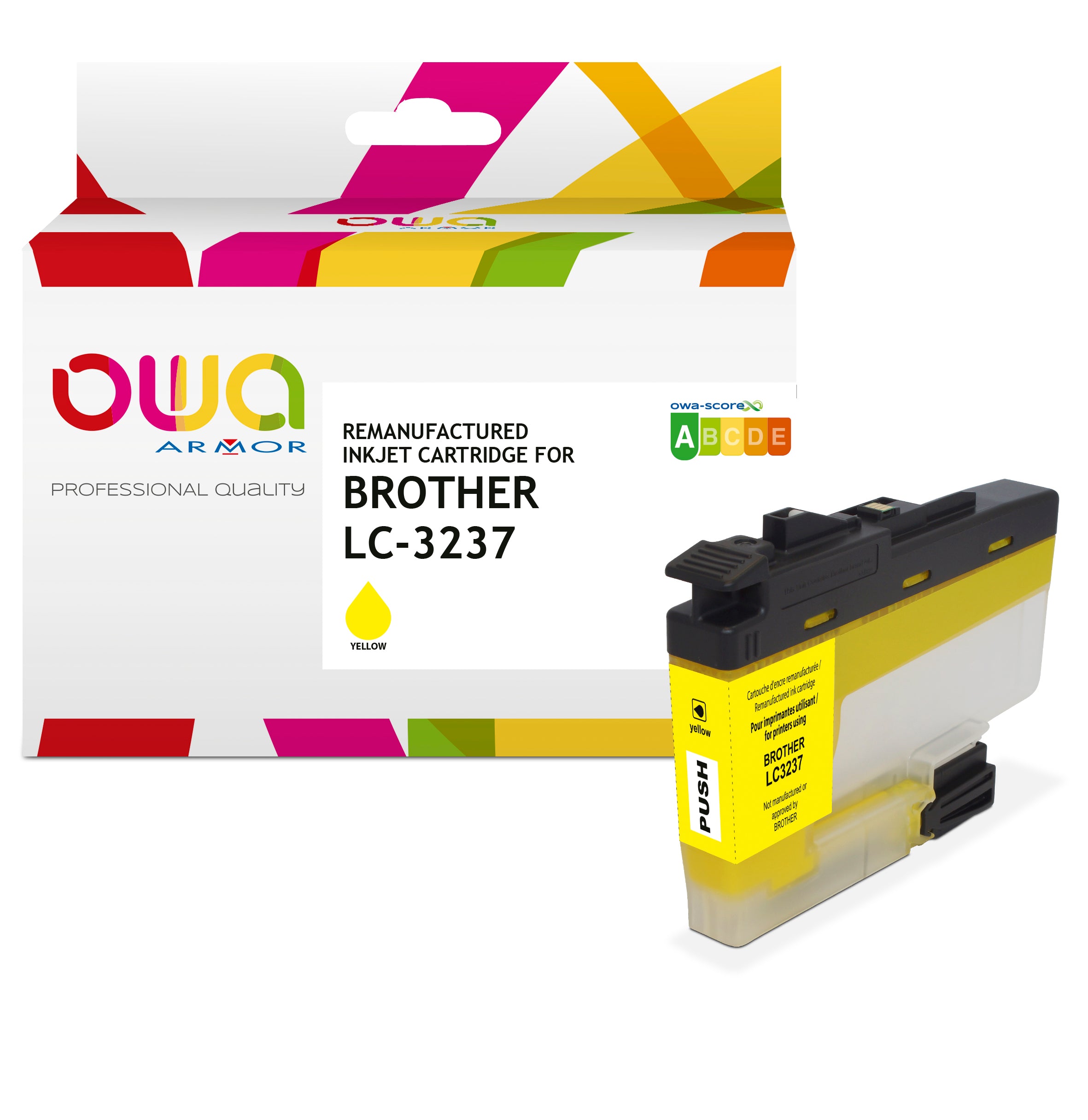 Brother Brother Lc3237 - Remanufactured Ink Cartridge Owa - Yellow