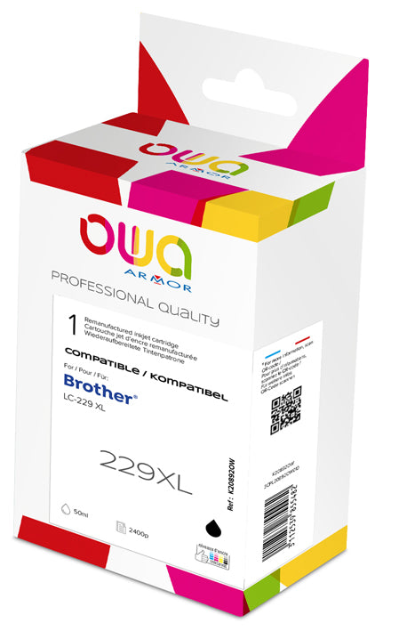 Brother Brother Lc229xl - Remanufactured Ink Cartridge Owa - High Capacity - Black
