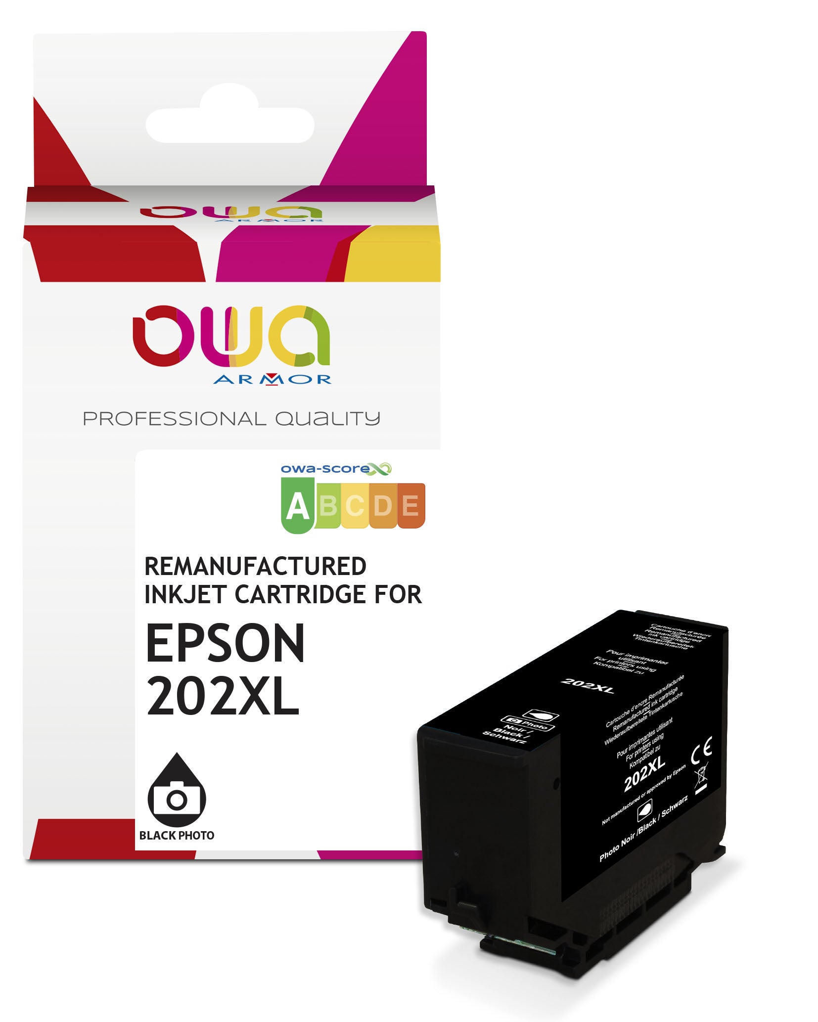 Epson Epson 202Xl - Remanufactured Ink Cartridge Owa - High Capacity - Black Photo