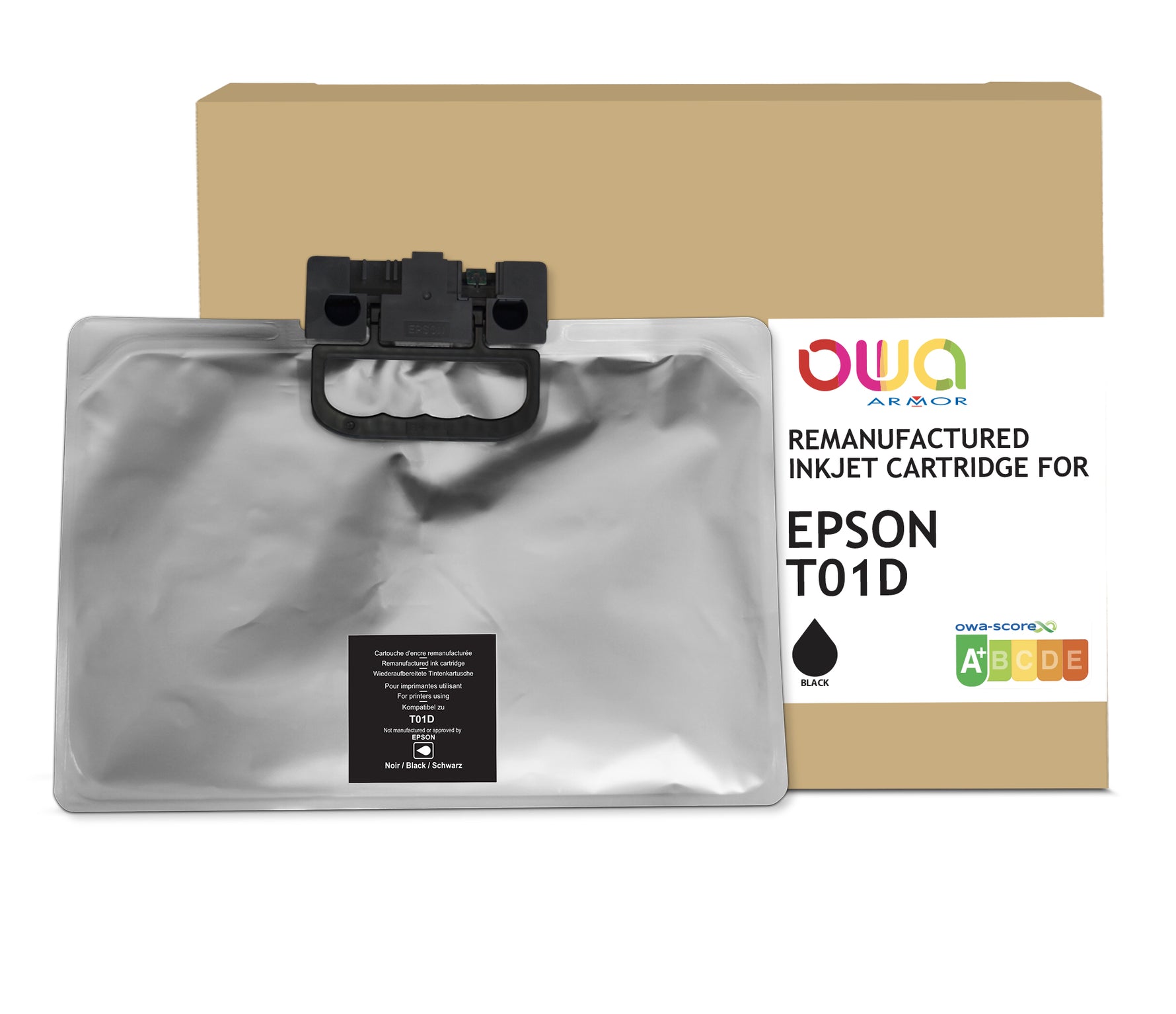 Epson Epson C13t01d100 - Remanufactured Ink Cartridge Owa - Black