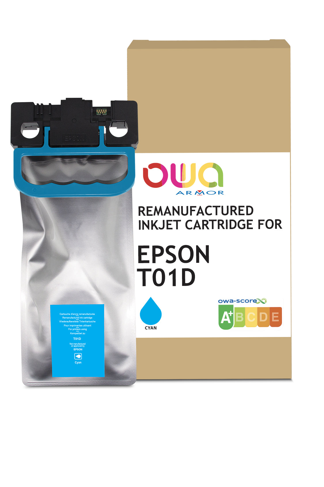 Epson Epson C13t01d200 - Remanufactured Ink Cartridge Owa - Cyan