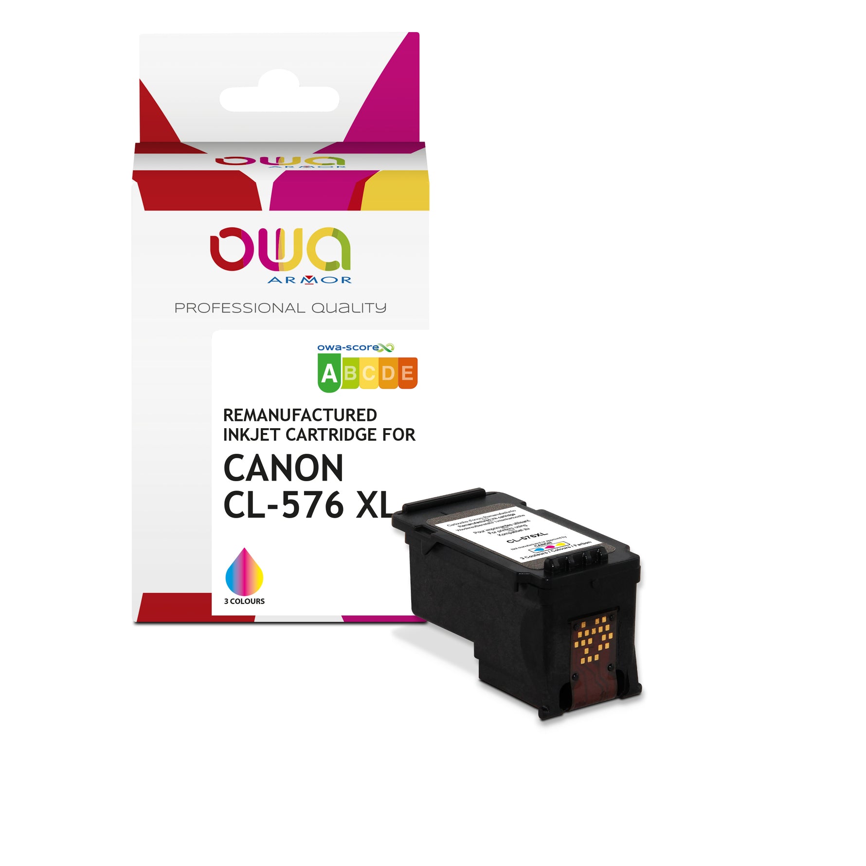 Canon Canon 5441C001 - Remanufactured Ink Cartridge Owa - 3 Colours