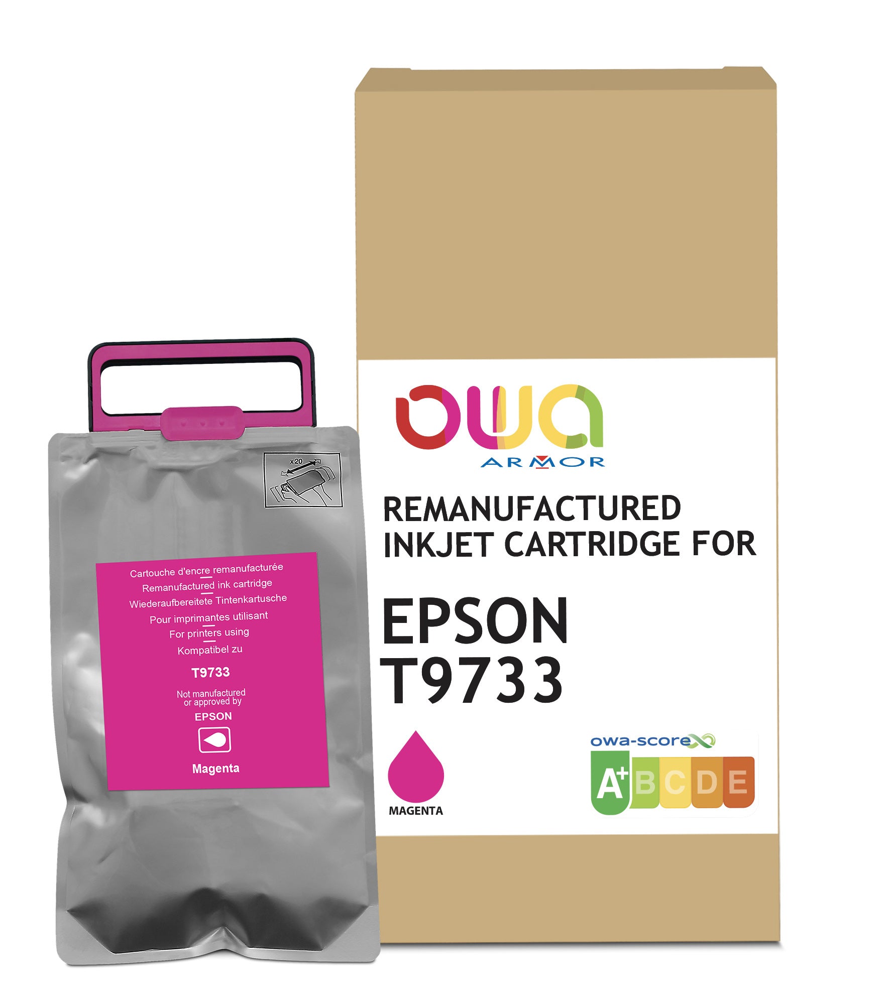 Epson Epson T9733 - Remanufactured Ink Cartridge Owa - Magenta