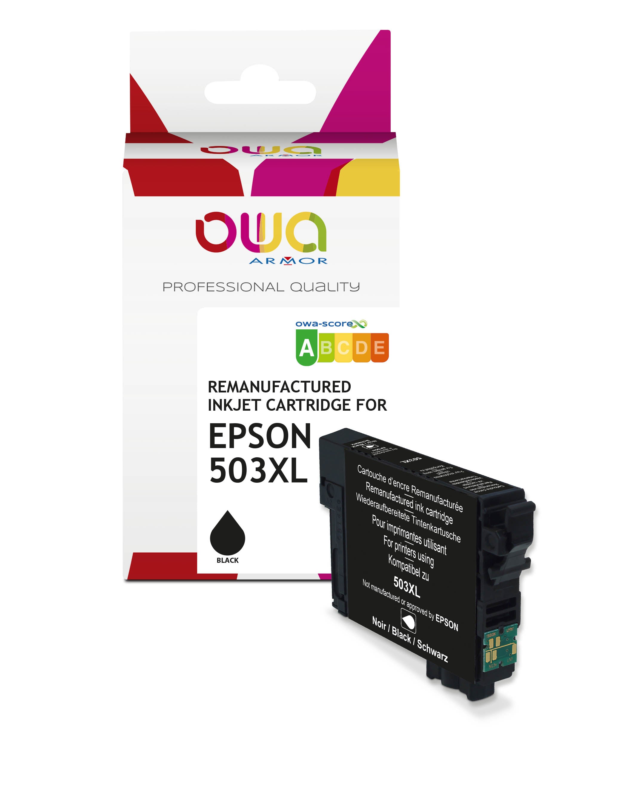 Epson Epson 503_Stdxl - Remanufactured Ink Cartridge Owa - High Capacity - Black