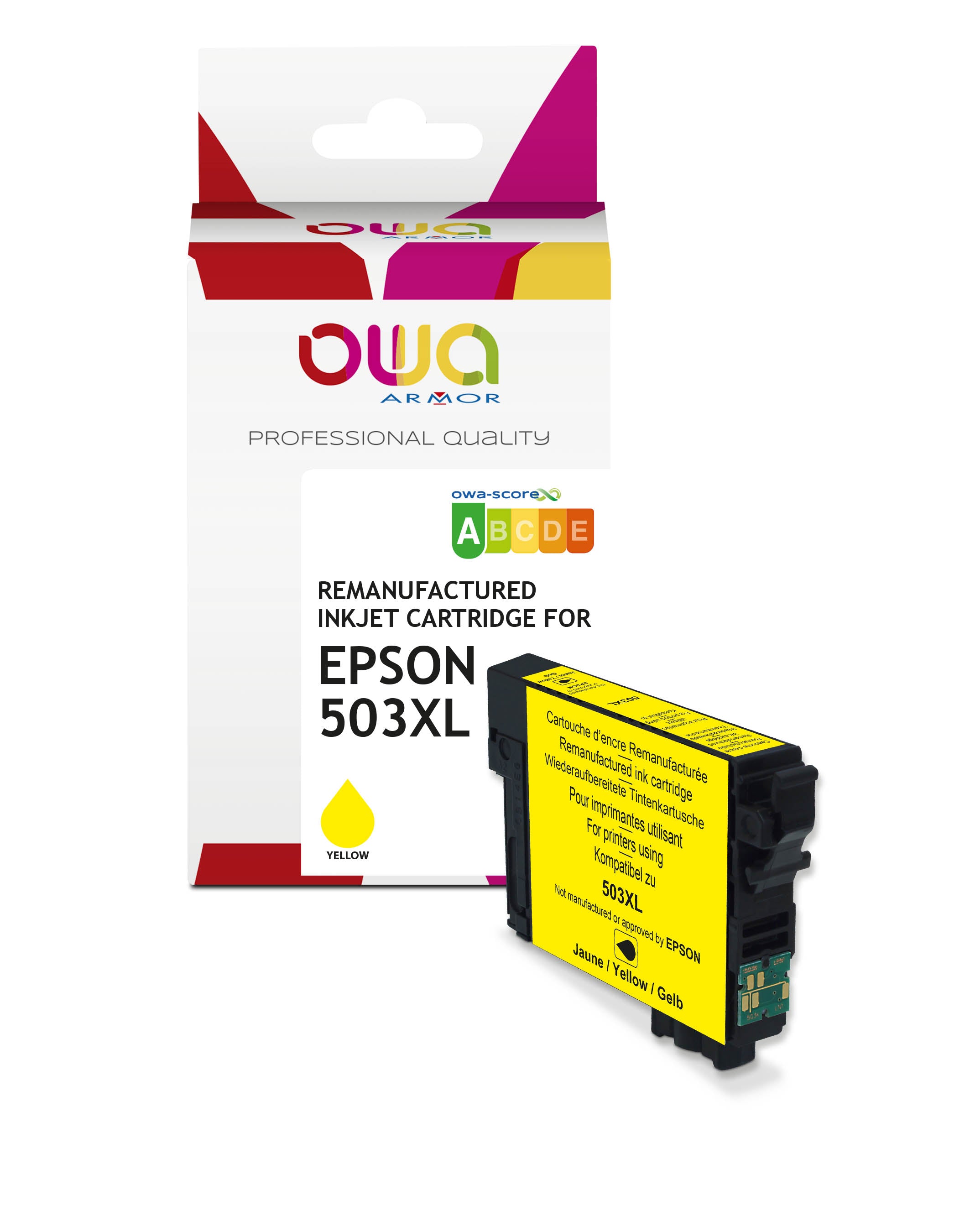 Epson Epson 503_Stdxl - Remanufactured Ink Cartridge Owa - High Capacity - Yellow