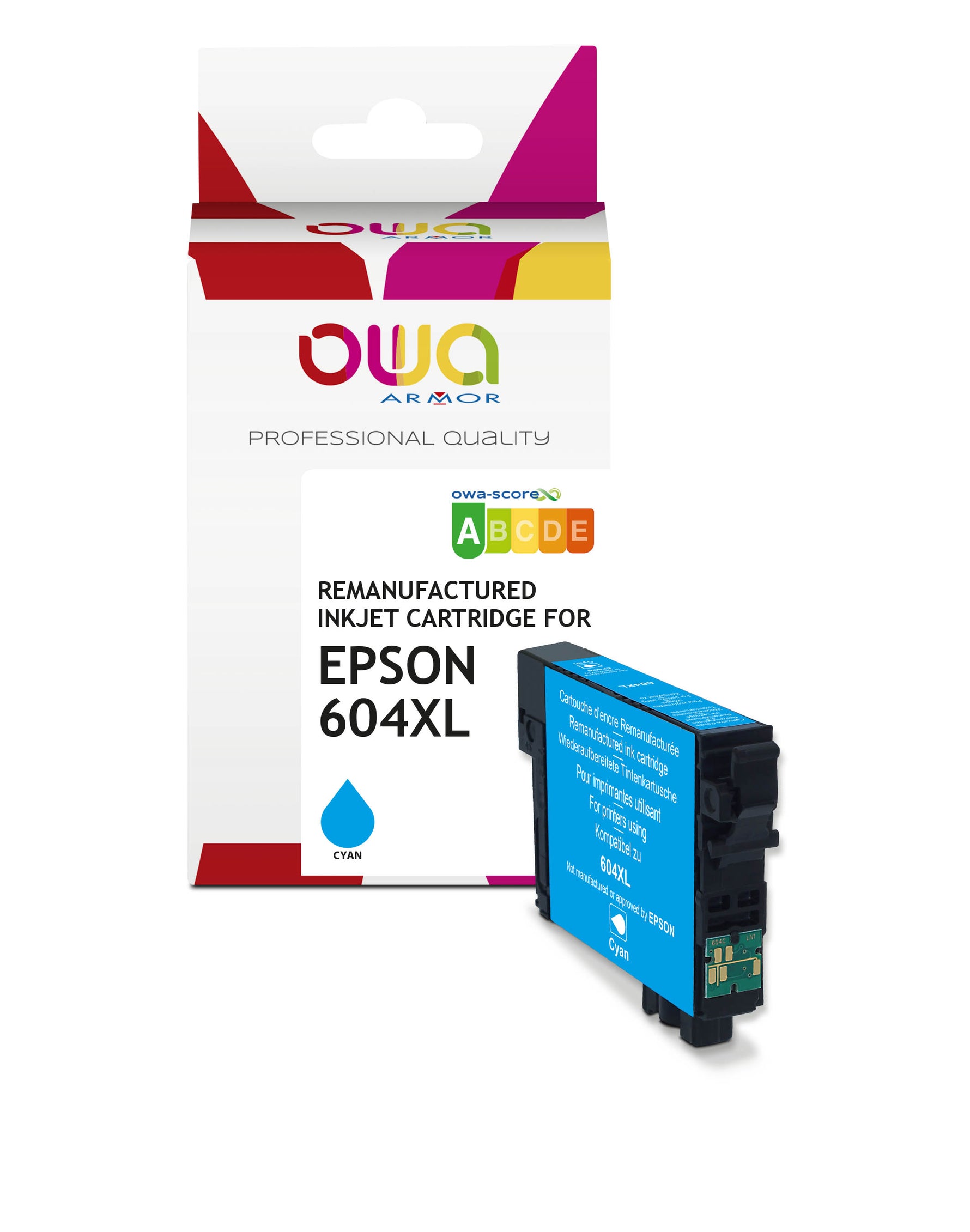 Epson Epson 604_Stdxl - Remanufactured Ink Cartridge Owa - High Capacity - Cyan