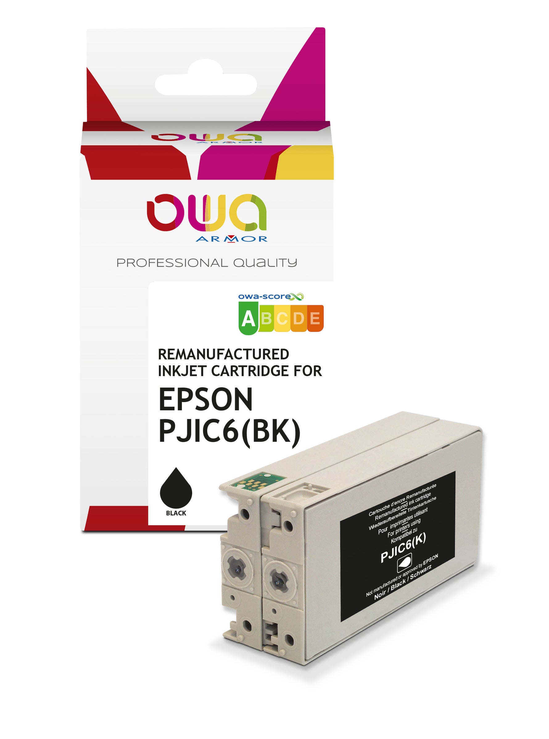 Epson Epson C13s020452 - Remanufactured Ink Cartridge Owa - Black