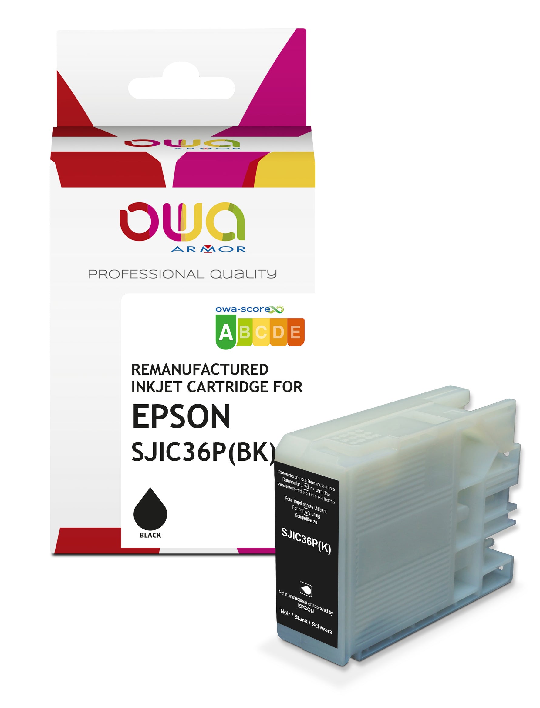 Epson Epson C13t44c140 - Remanufactured Ink Cartridge Owa - Black