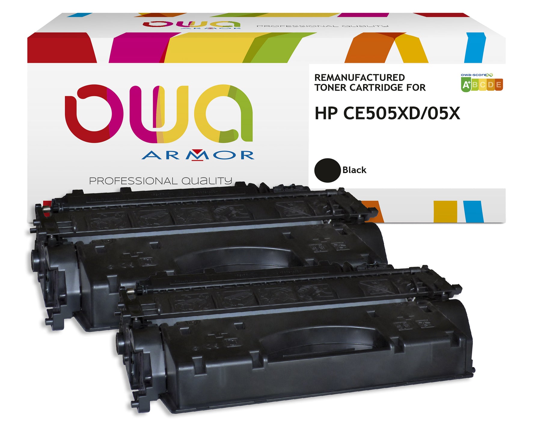 Hp Pack2 - Hp Ce505x, Canon 719H Bi Pack - Remanufactured Toner Owa - High Capacity - 2X Black