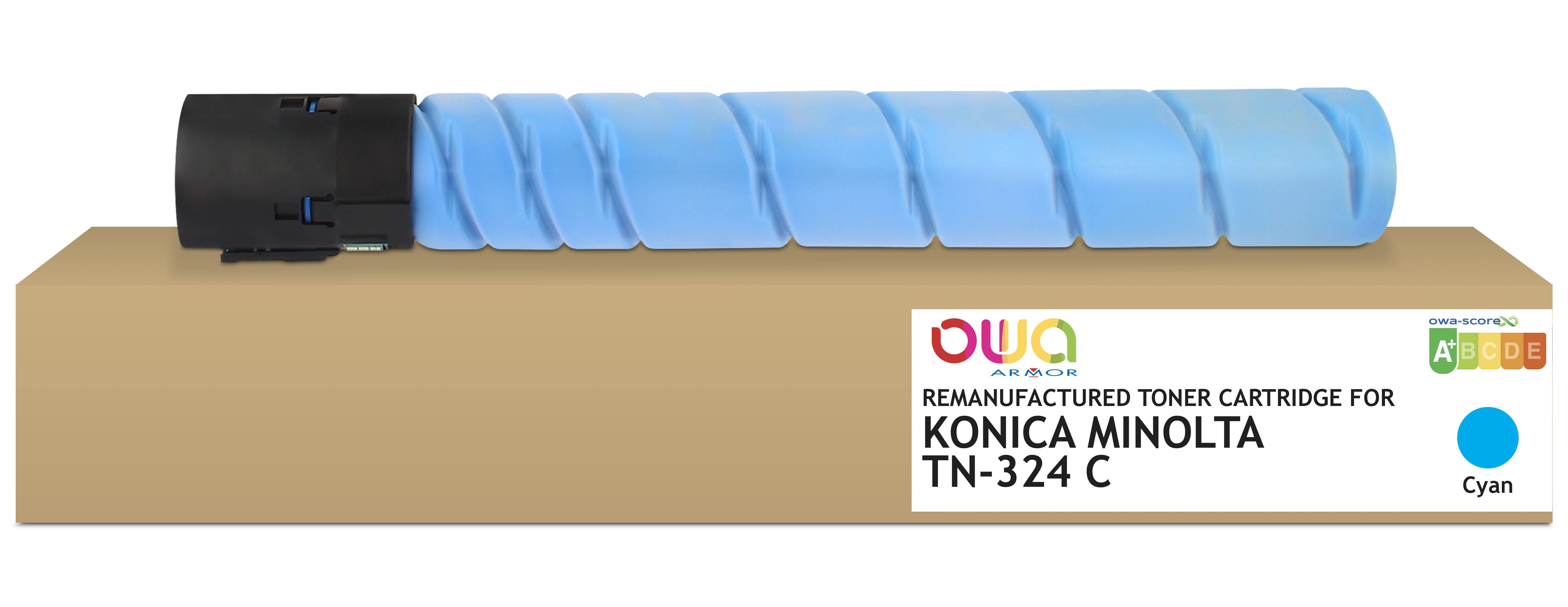 Konica Minolta Konica Minolta Tn324c - Remanufactured Toner Owa - Cyan
