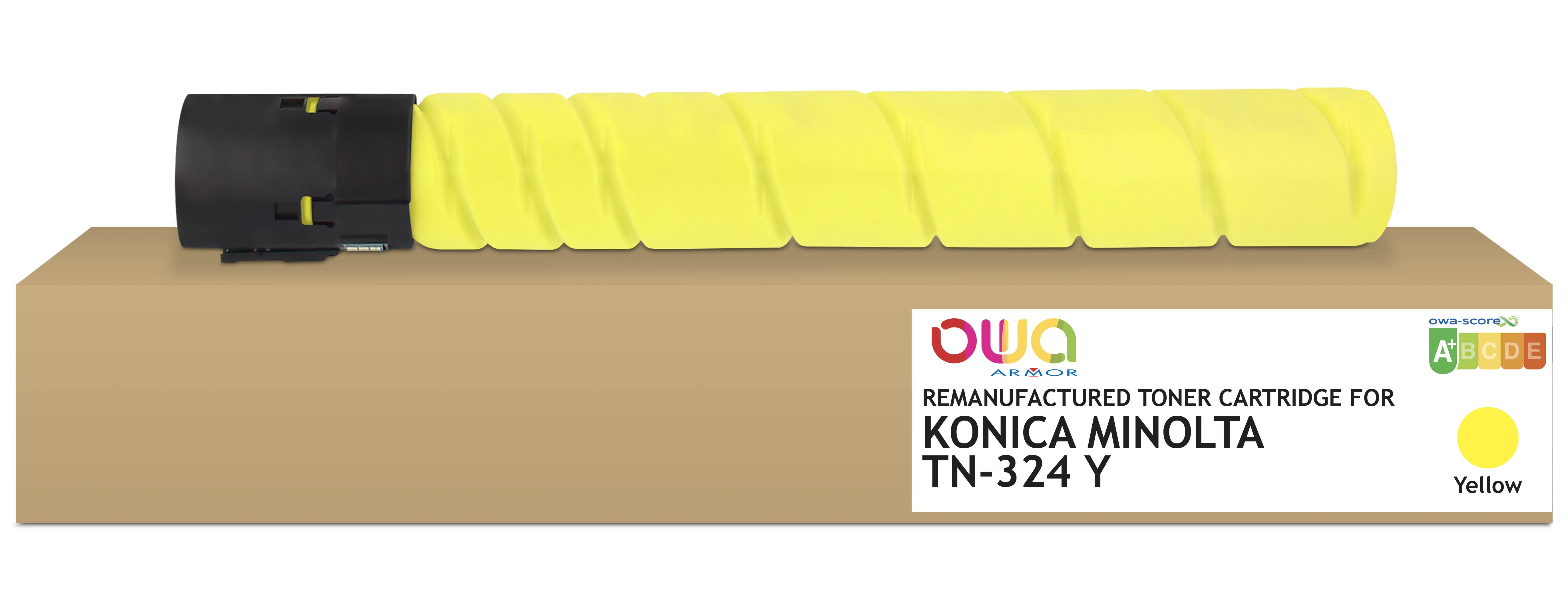 Konica Minolta Konica Minolta Tn324y - Remanufactured Toner Owa - Yellow