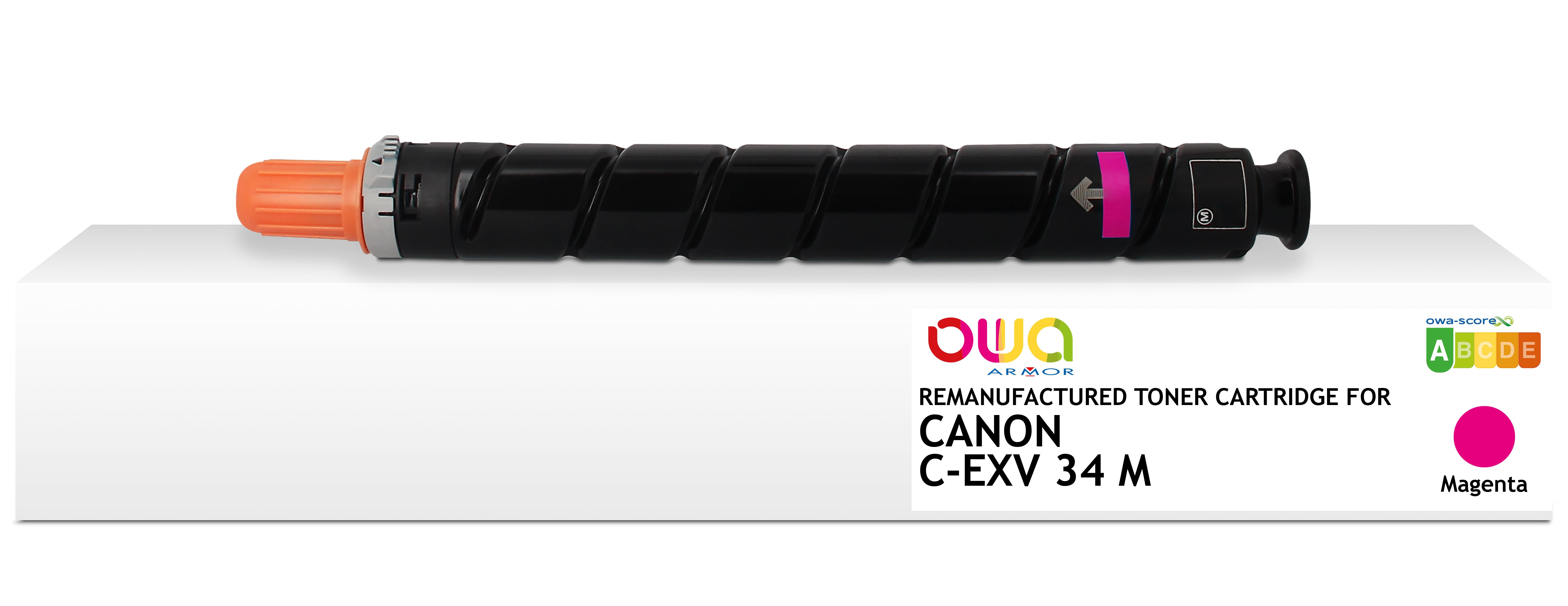 Canon Canon C-Exv34 M - Remanufactured Toner Owa - Magenta