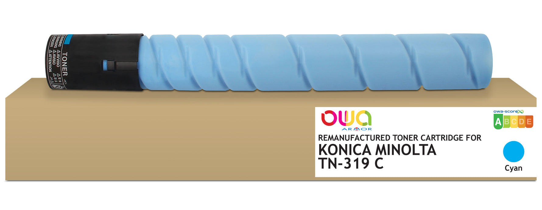 Konica Minolta Konica Minolta Tn319c - Remanufactured Toner Owa - Cyan