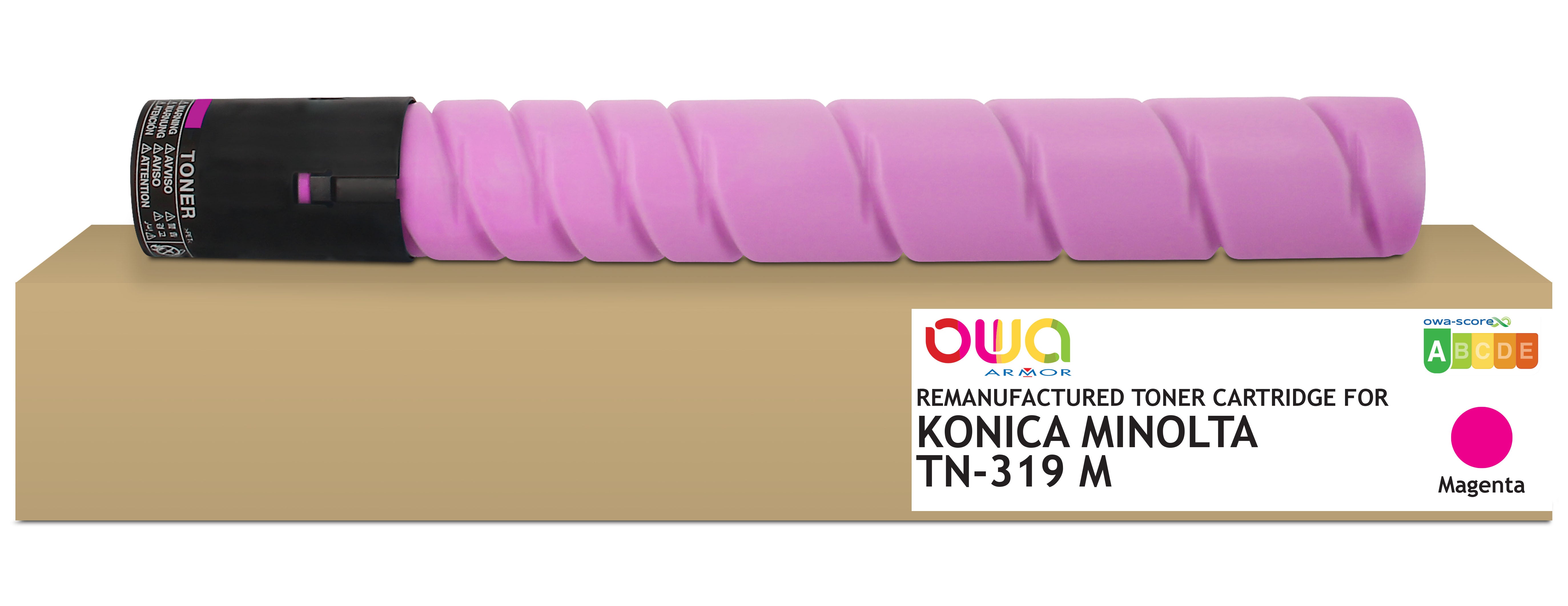 Konica Minolta Konica Minolta Tn319m - Remanufactured Toner Owa - Magenta