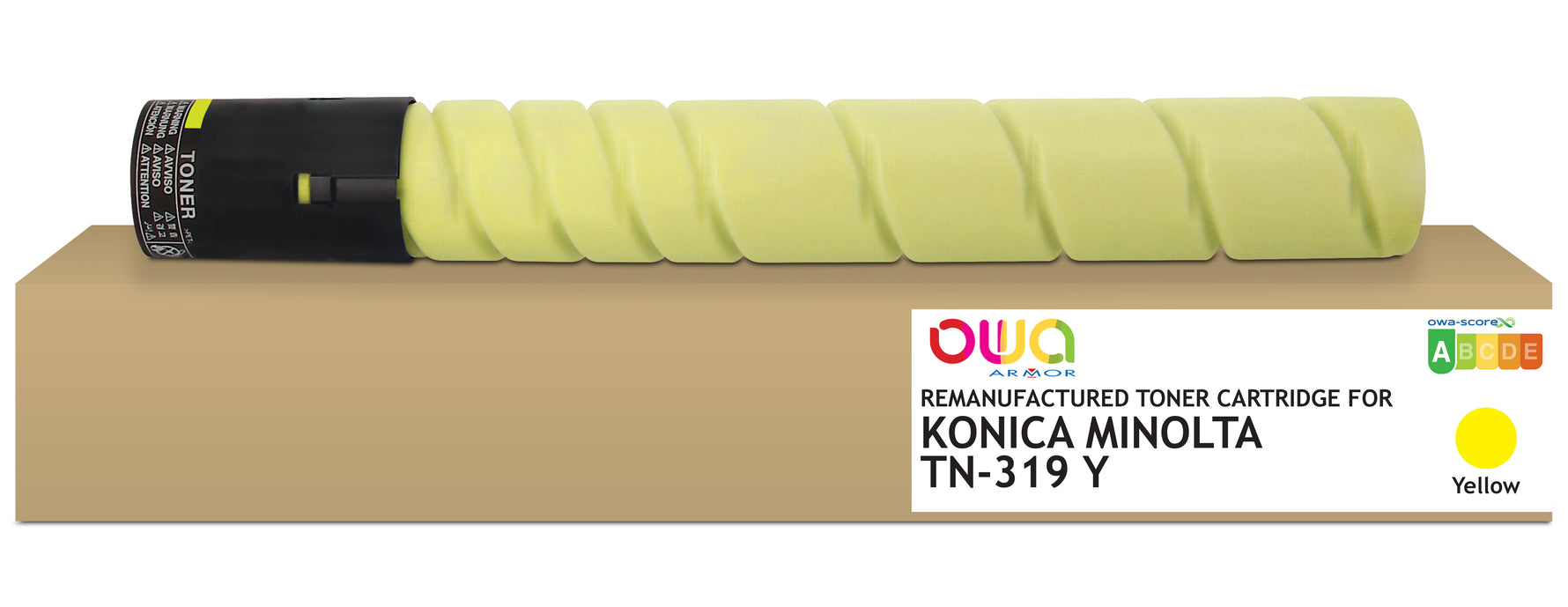 Konica Minolta Konica Minolta Tn319y - Remanufactured Toner Owa - Yellow