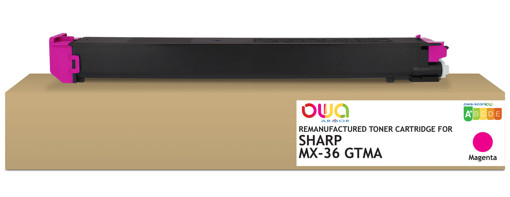 Sharp Sharp Mx-36 Gtma - Remanufactured Toner Owa - Magenta
