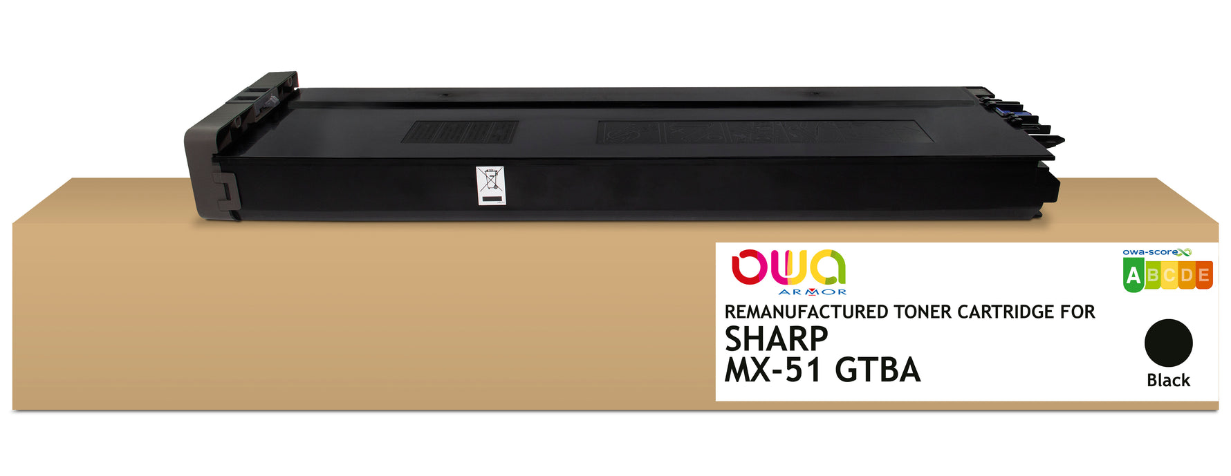 Sharp Sharp Mx-51 Gtba - Remanufactured Toner Owa - Black