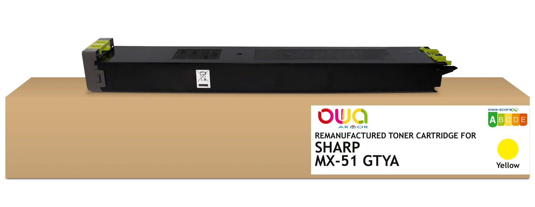 Sharp Sharp Mx-51 Gtya - Remanufactured Toner Owa - Yellow