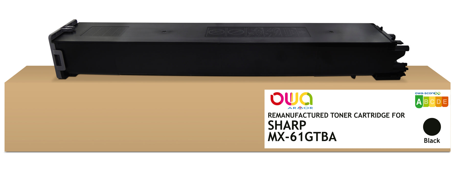 Sharp Sharp Mx-61 Gtba - Remanufactured Toner Owa - Black