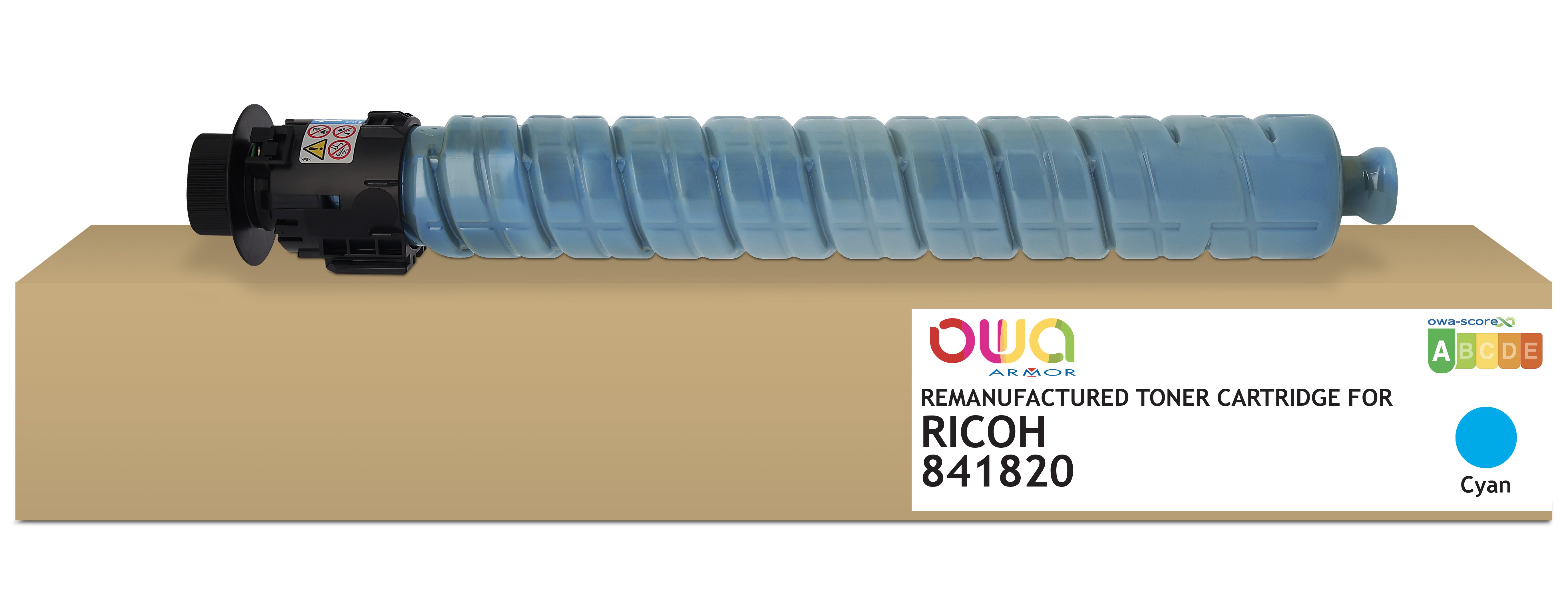 Ricoh Ricoh 841820 - Remanufactured Toner Owa - Cyan