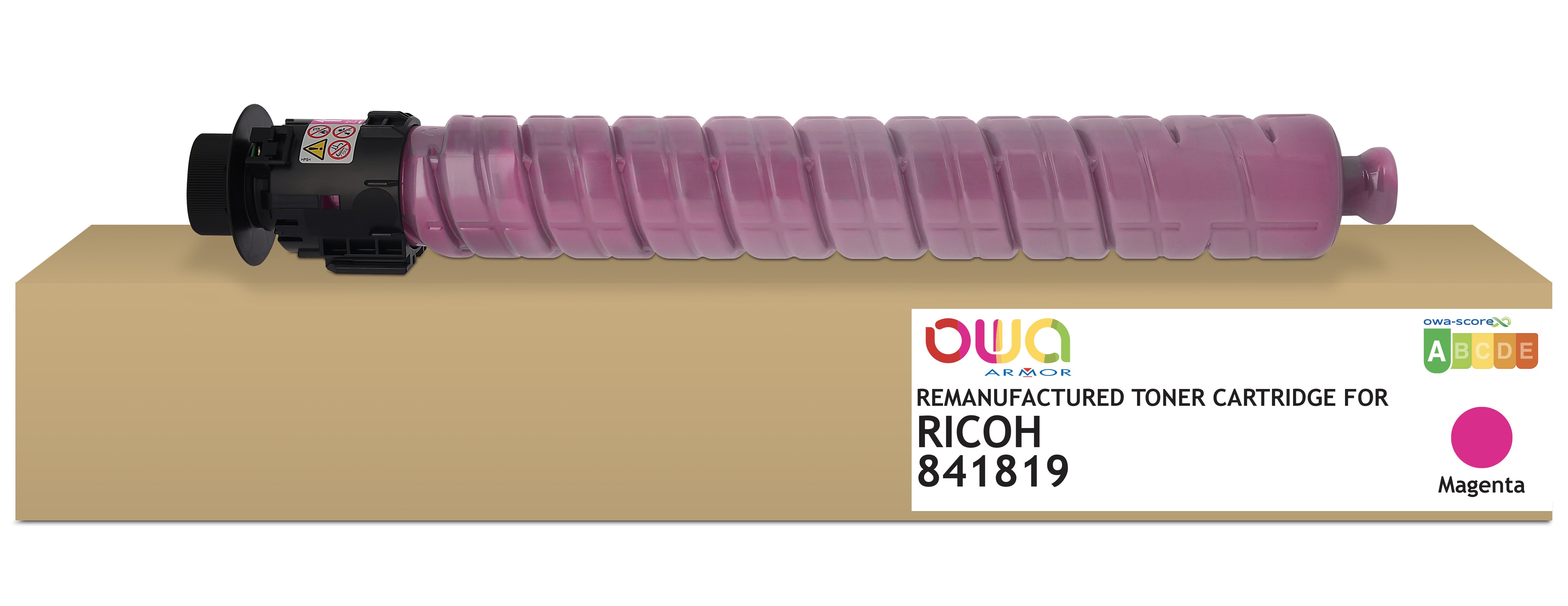 Ricoh Ricoh 841819 - Remanufactured Toner Owa - Magenta