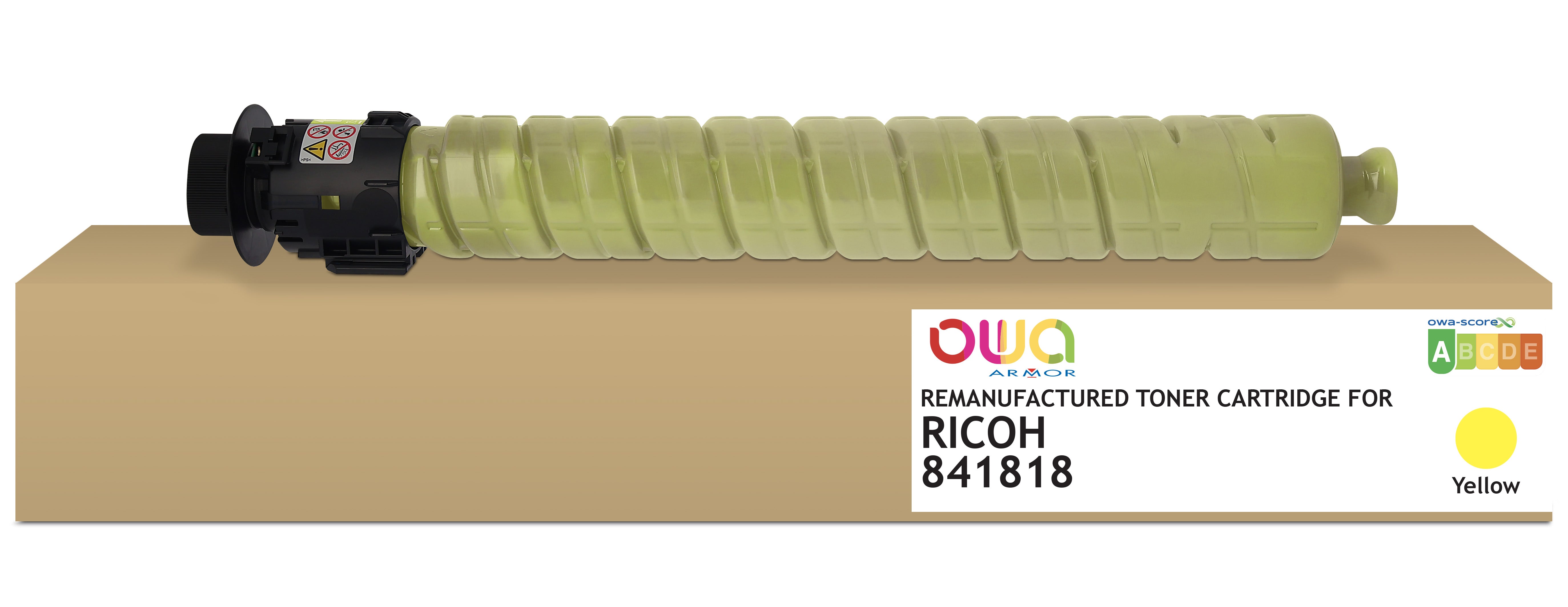 Ricoh Ricoh 841818 - Remanufactured Toner Owa - Yellow