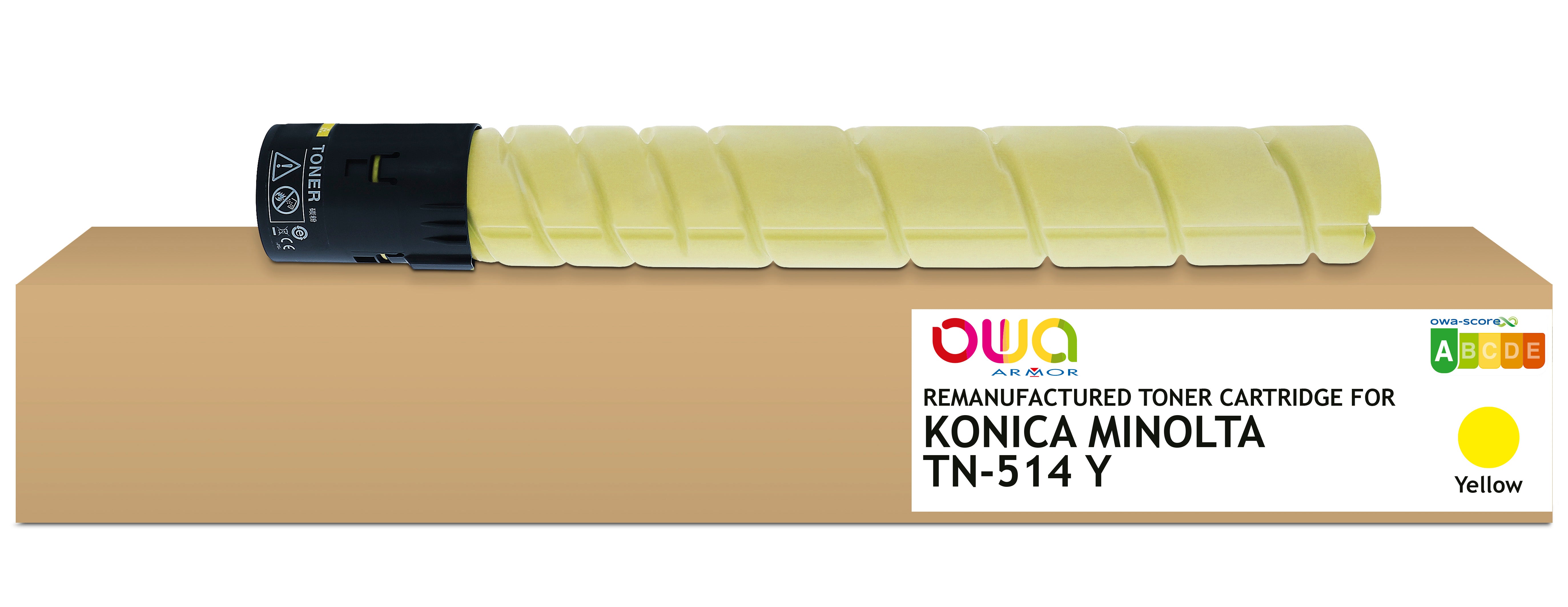 Konica Minolta Konica Minolta Tn514y - Remanufactured Toner Owa - Yellow